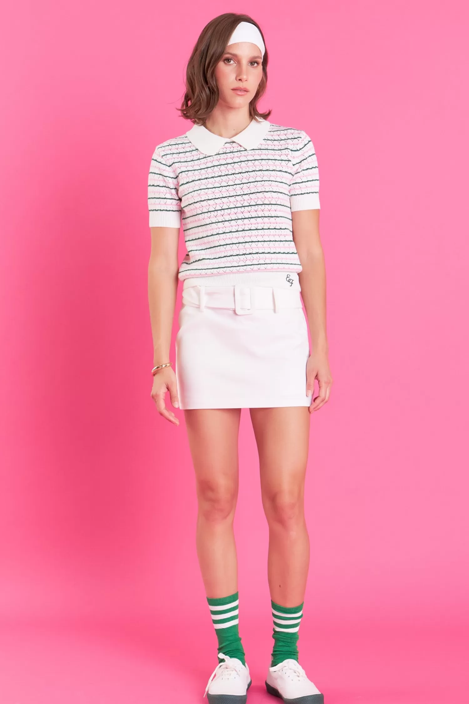 Discount Belted Low Waist Skort Skorts | Bottoms