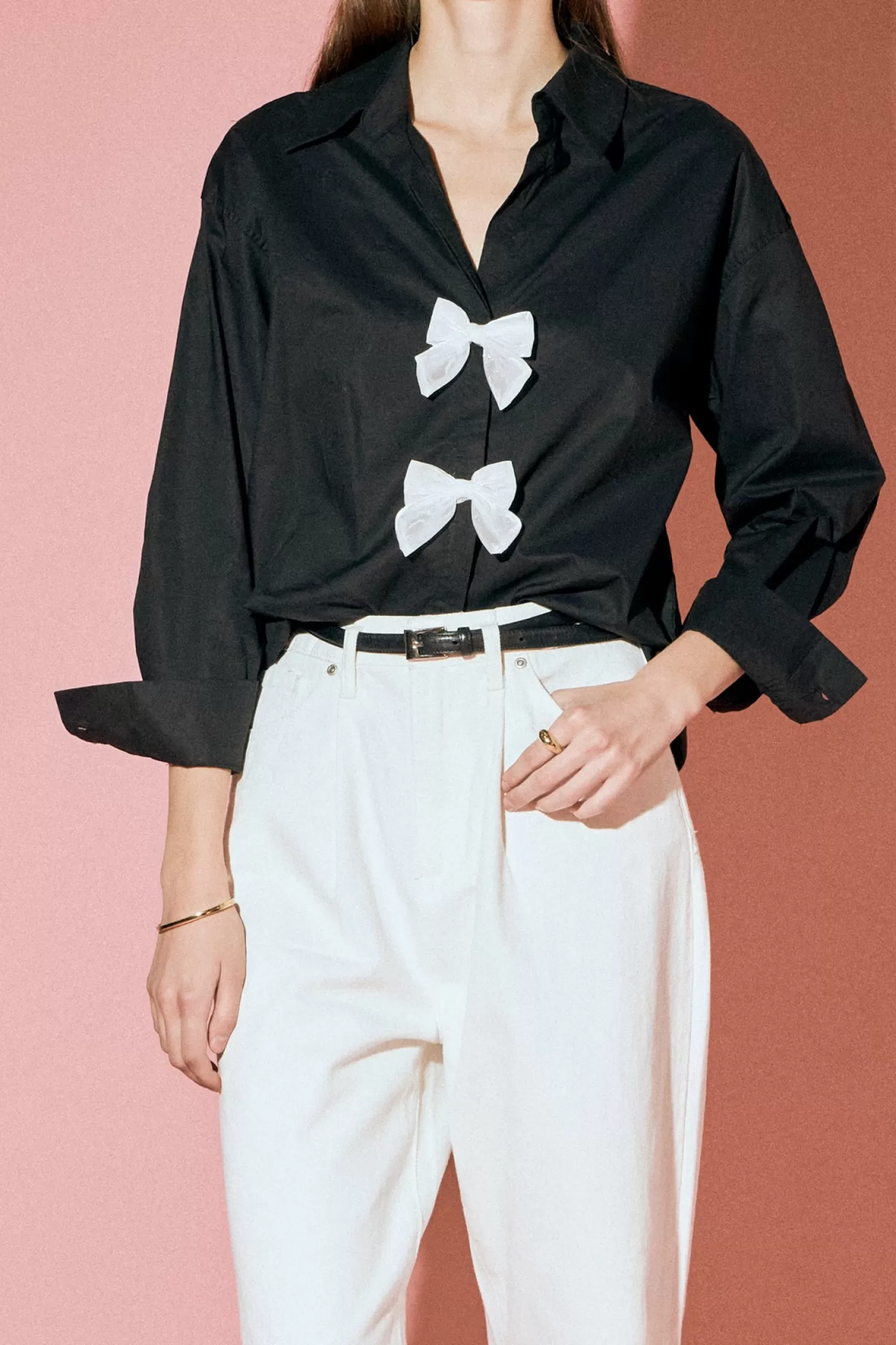 Sale Bow Poplin Shirt Best Sellers | Tops