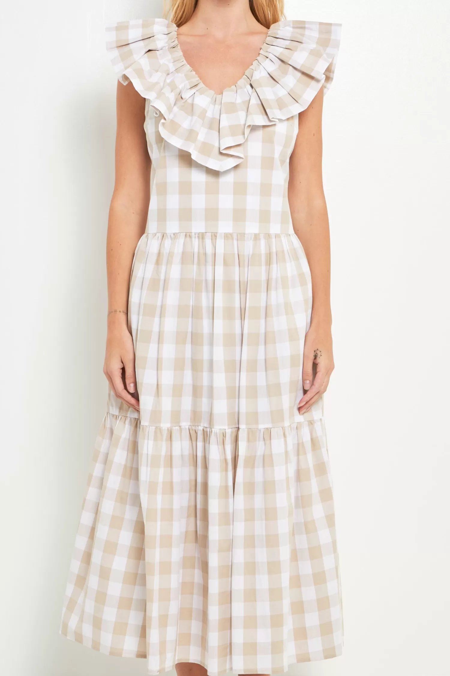 Best Check Midi Dress Midi Dresses | Frills And Thrills