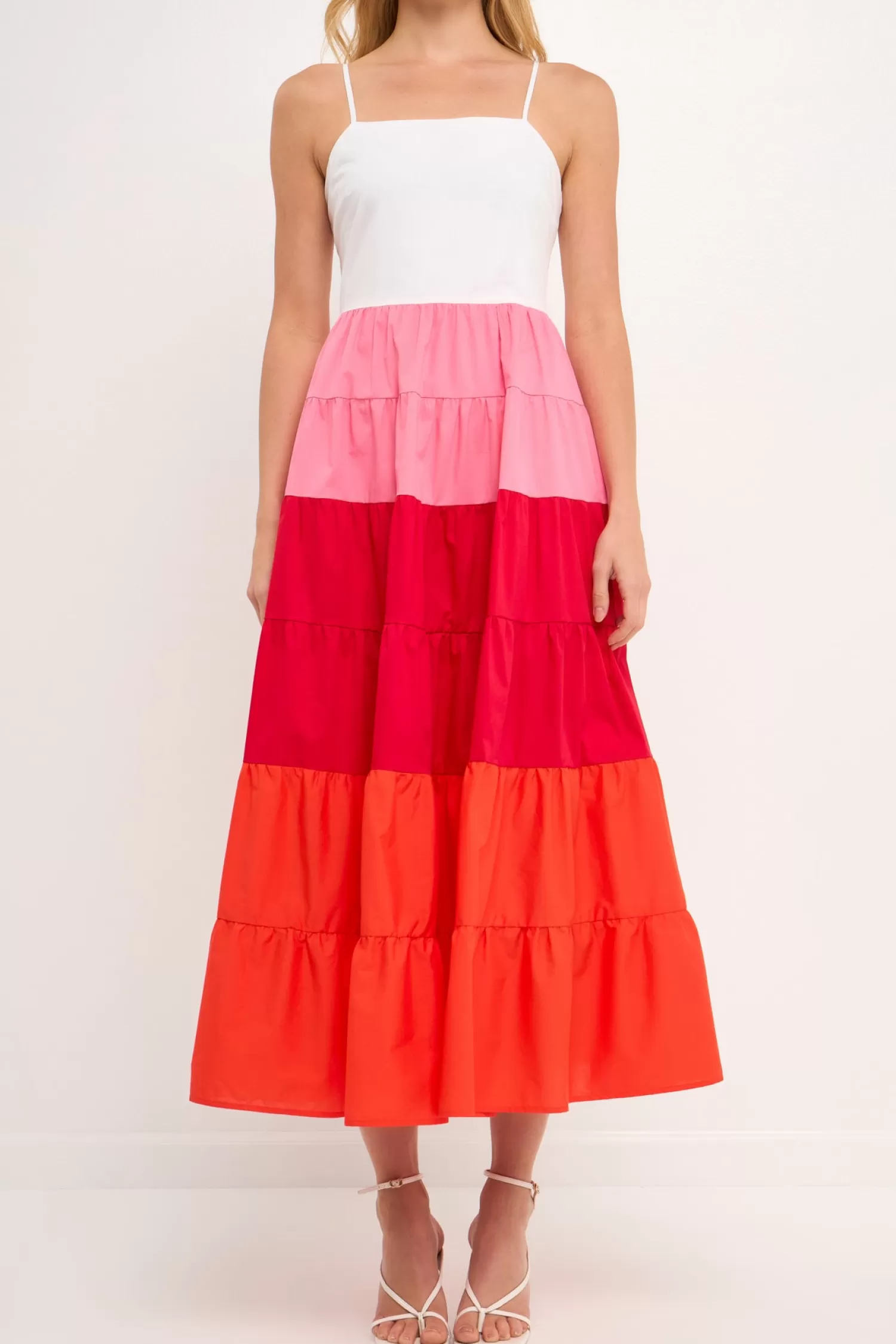 Store Color Block Spaghetti Maxi Resort Ready | Maxi Dresses