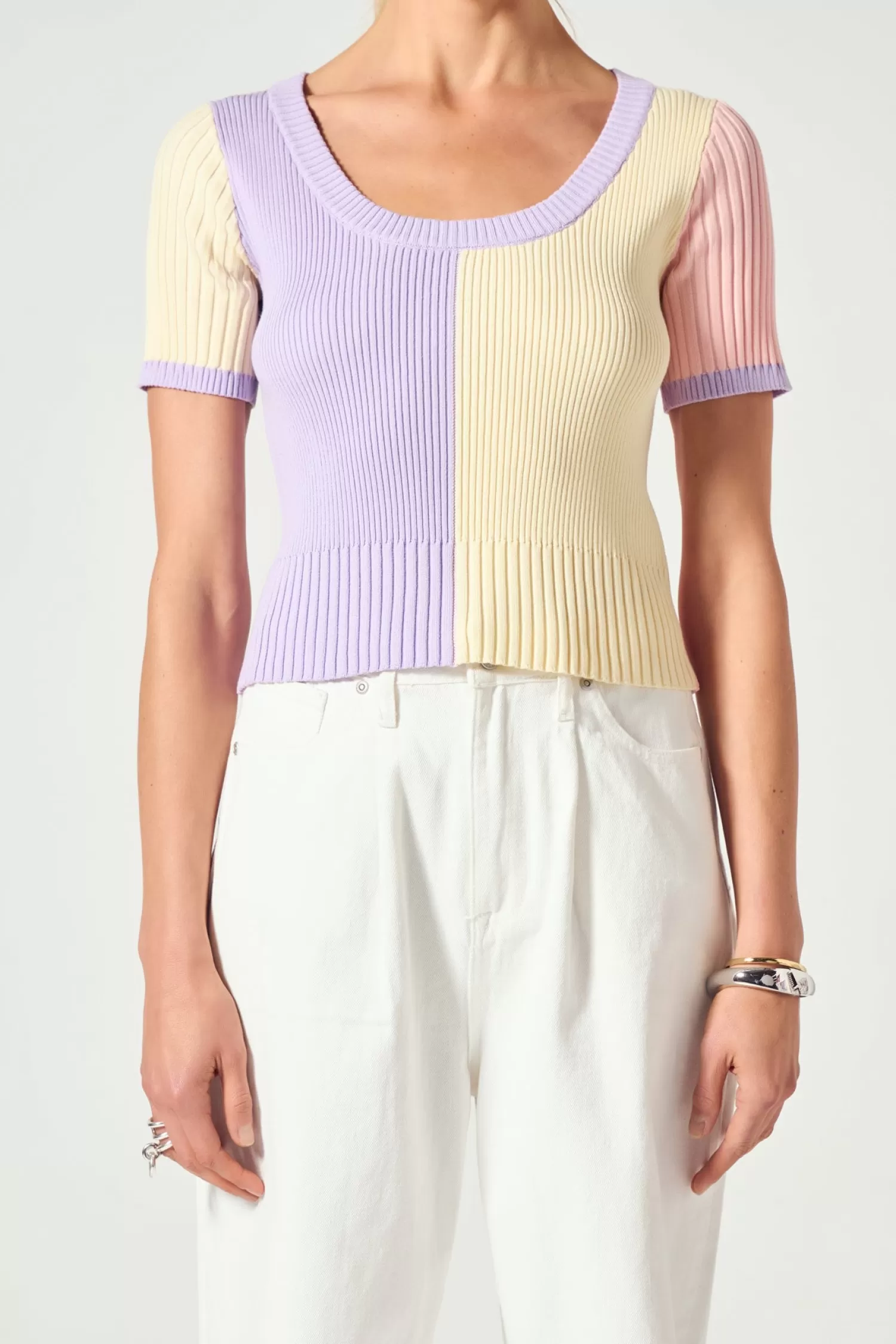 Best Sale Color Blocked Sweater Top Sweaters & Knits | Sweater Season