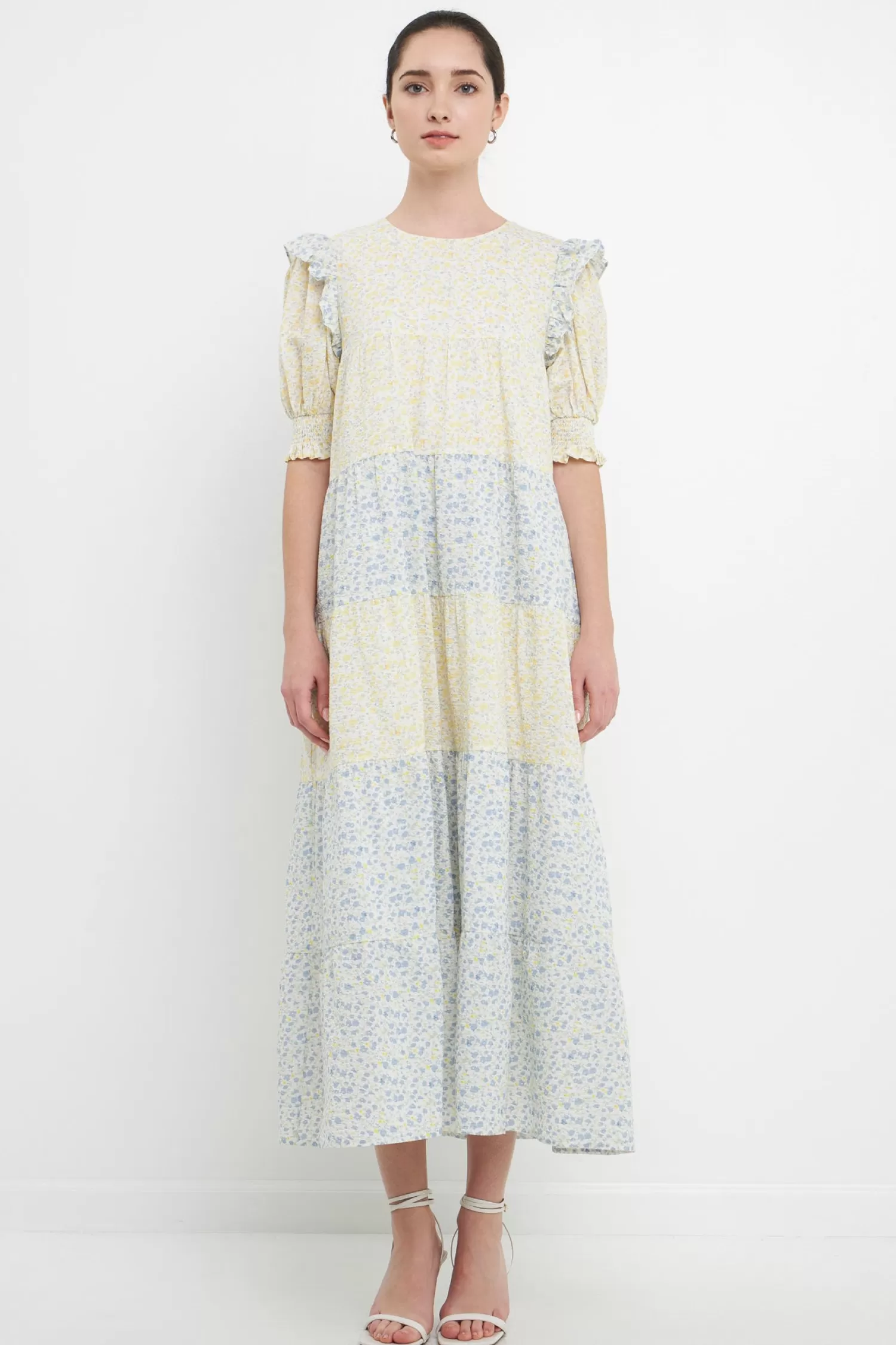 Clearance Contrast Color Block Midi Dress Resort Ready | Midi Dresses