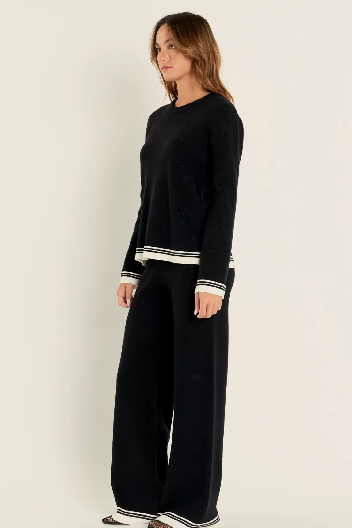 Discount Contrast Stripe Detail Knit pants Pants | Matching Sets