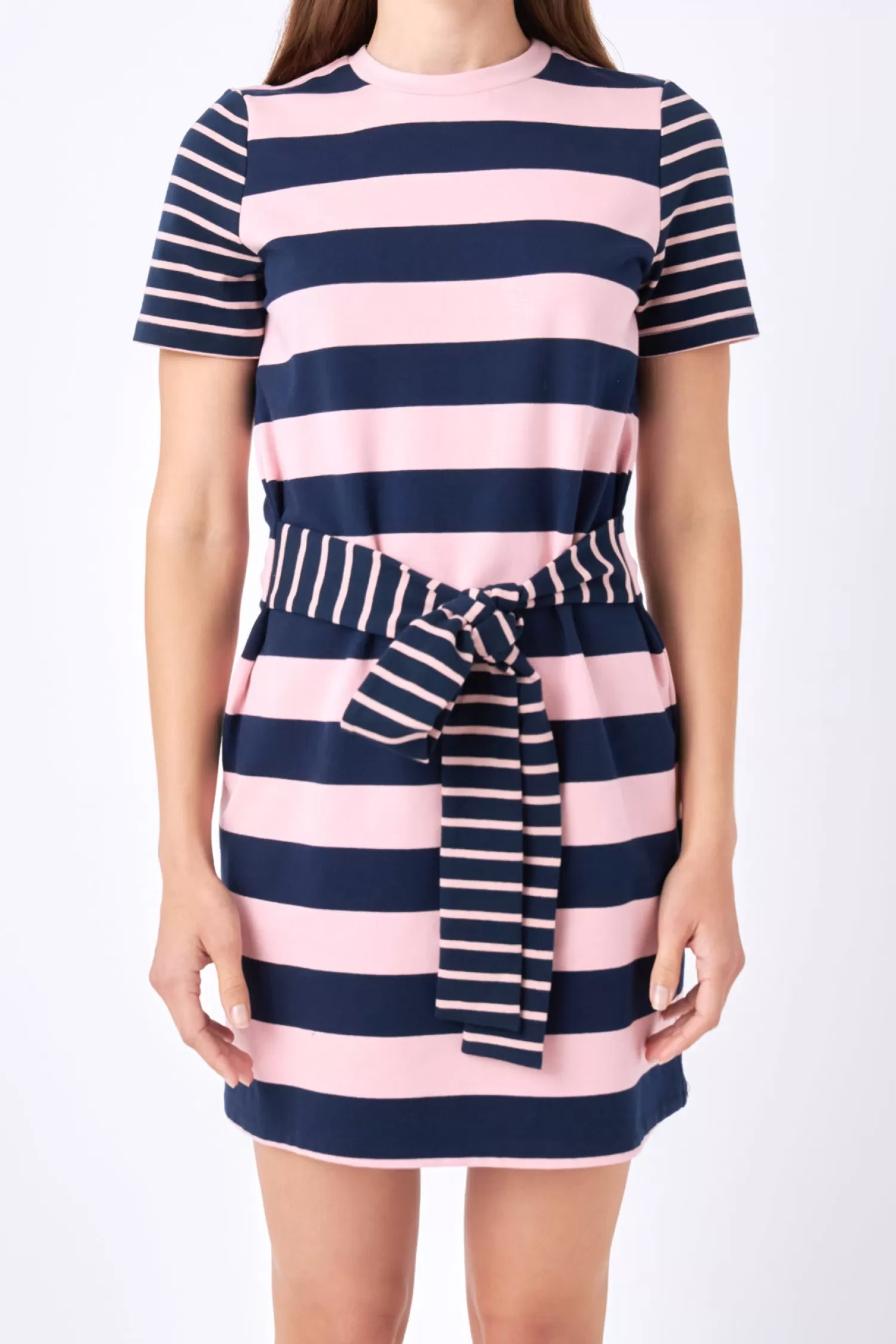 Flash Sale Contrast Stripe Knit Mini Dress Dresses | Mini Dresses