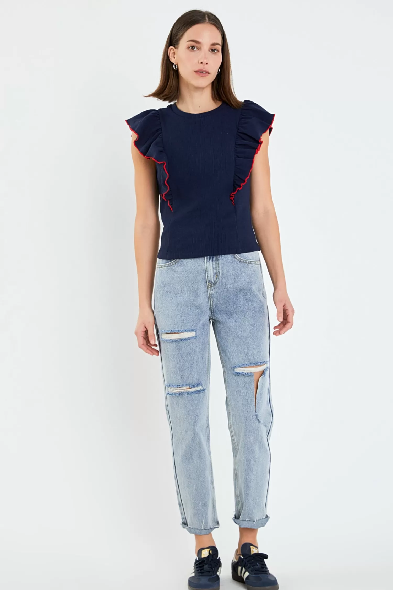 Cheap Destroyed Mom Jeans Best Sellers | Pants