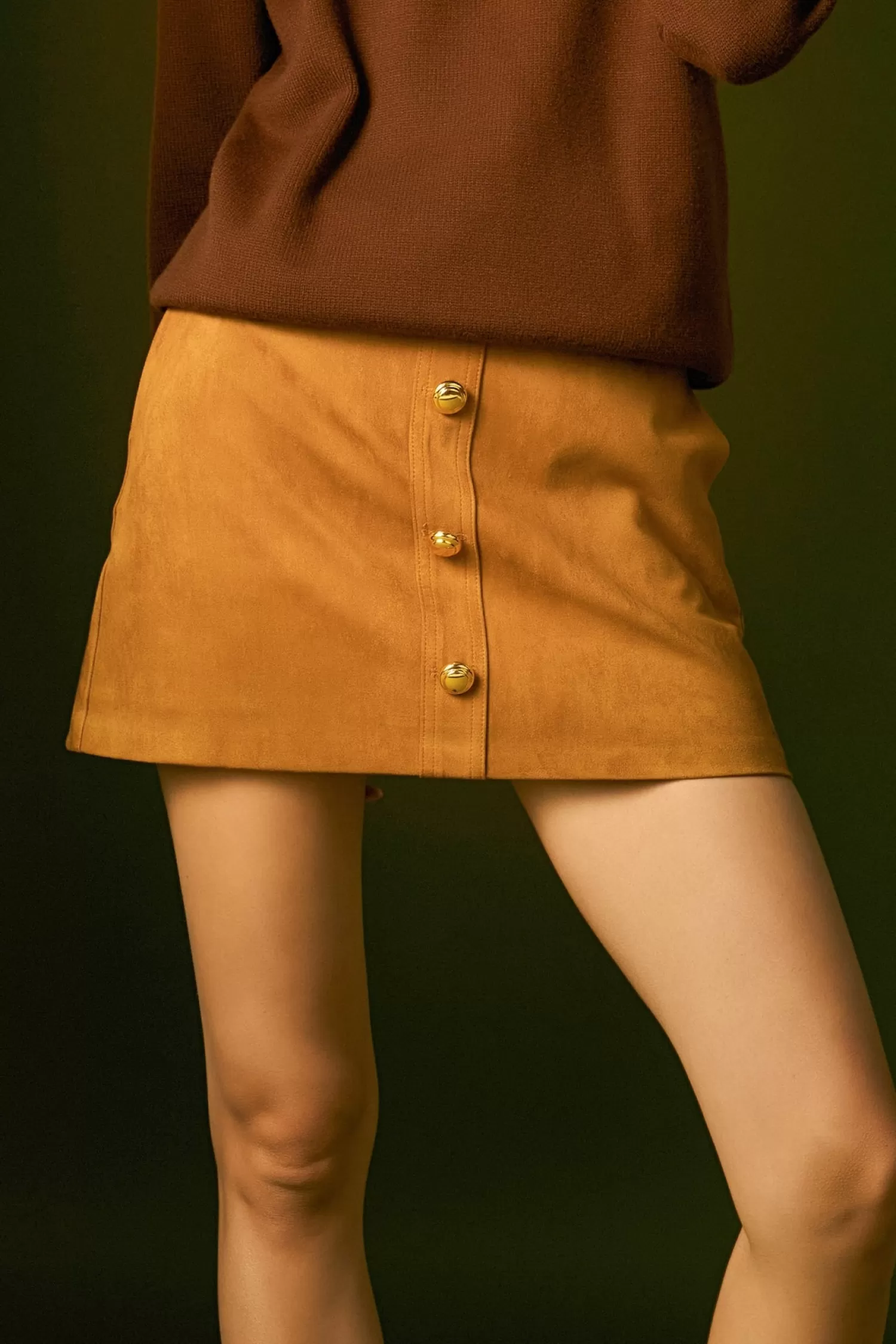 Hot Faux Suede Skort Skorts | Matching Sets