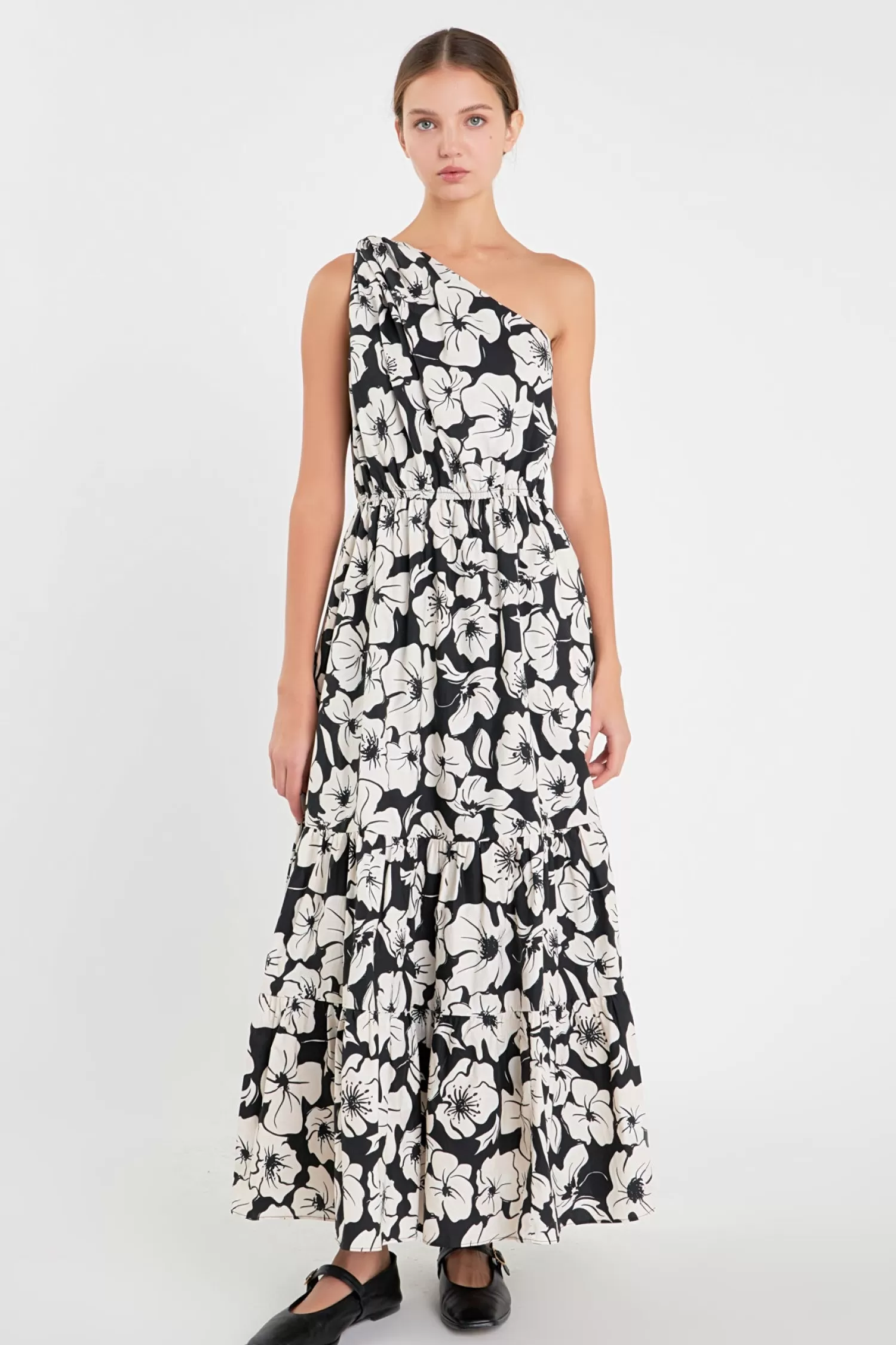 Cheap Floral One Shoulder Long Dress Maxi Dresses | Best Sellers