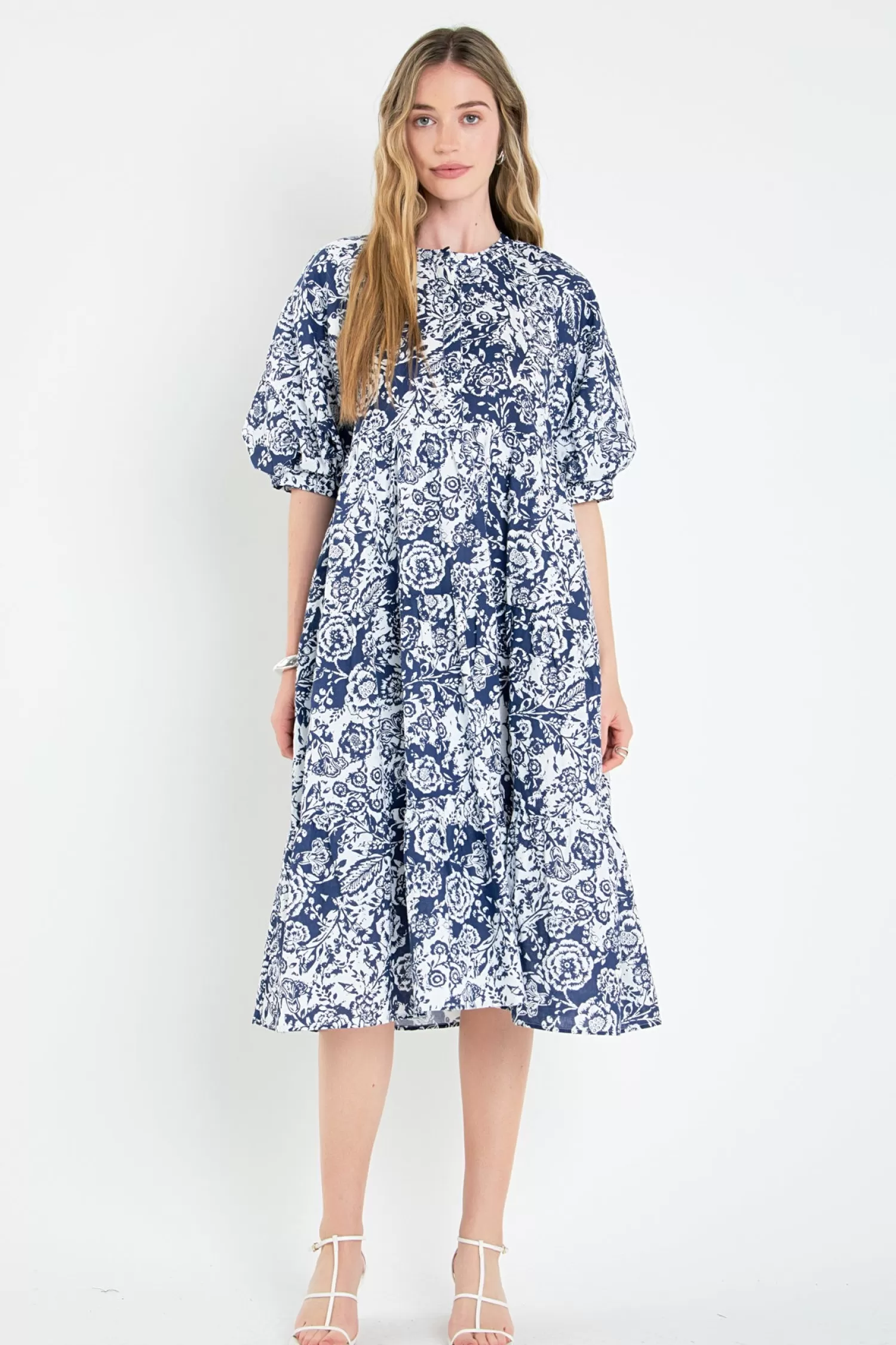 Store Floral Print Midi Dress Midi Dresses | Lounge & Casual