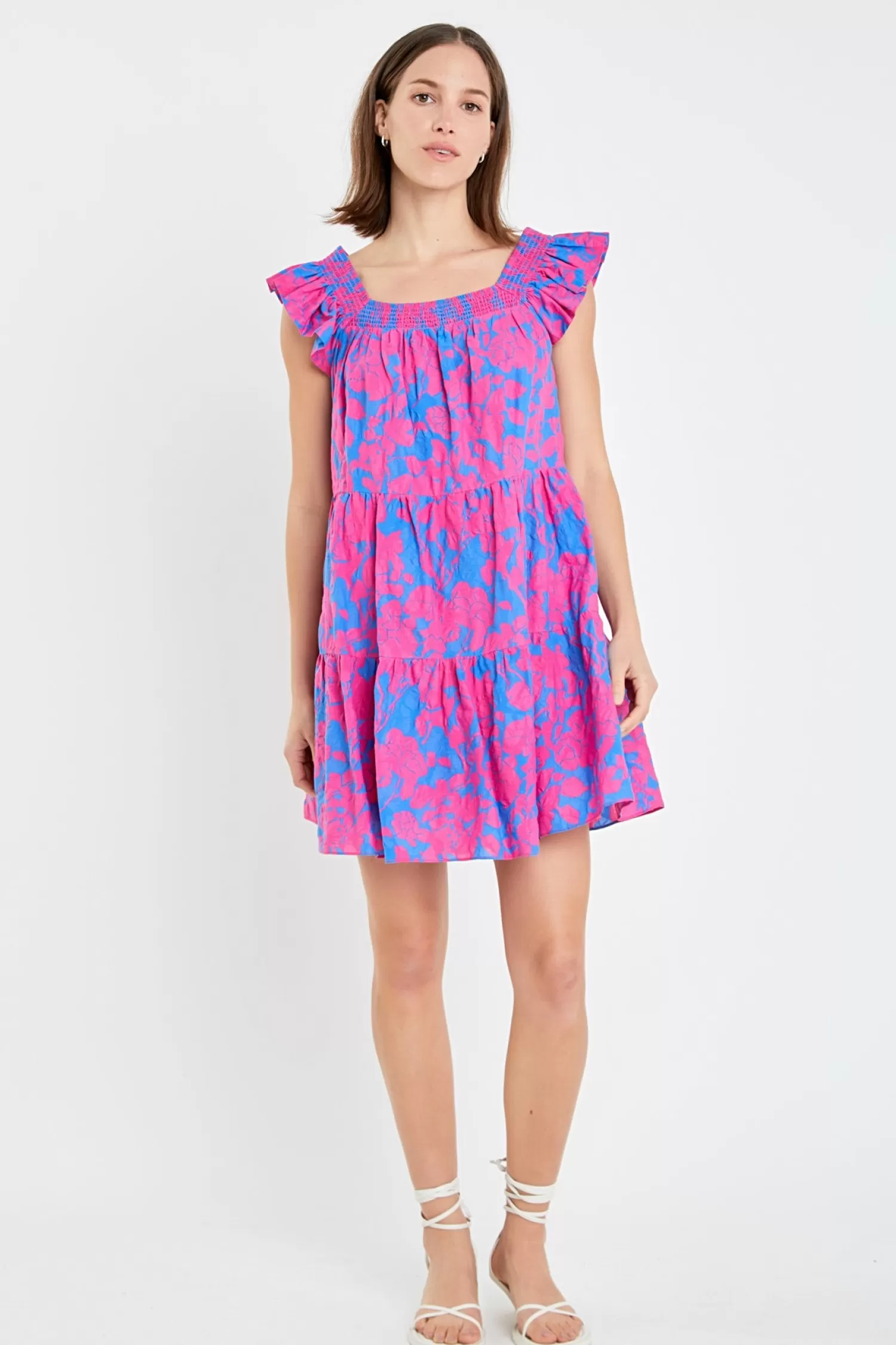 New Floral Print Sleeveless Mini Dress Mini Dresses | Frills And Thrills