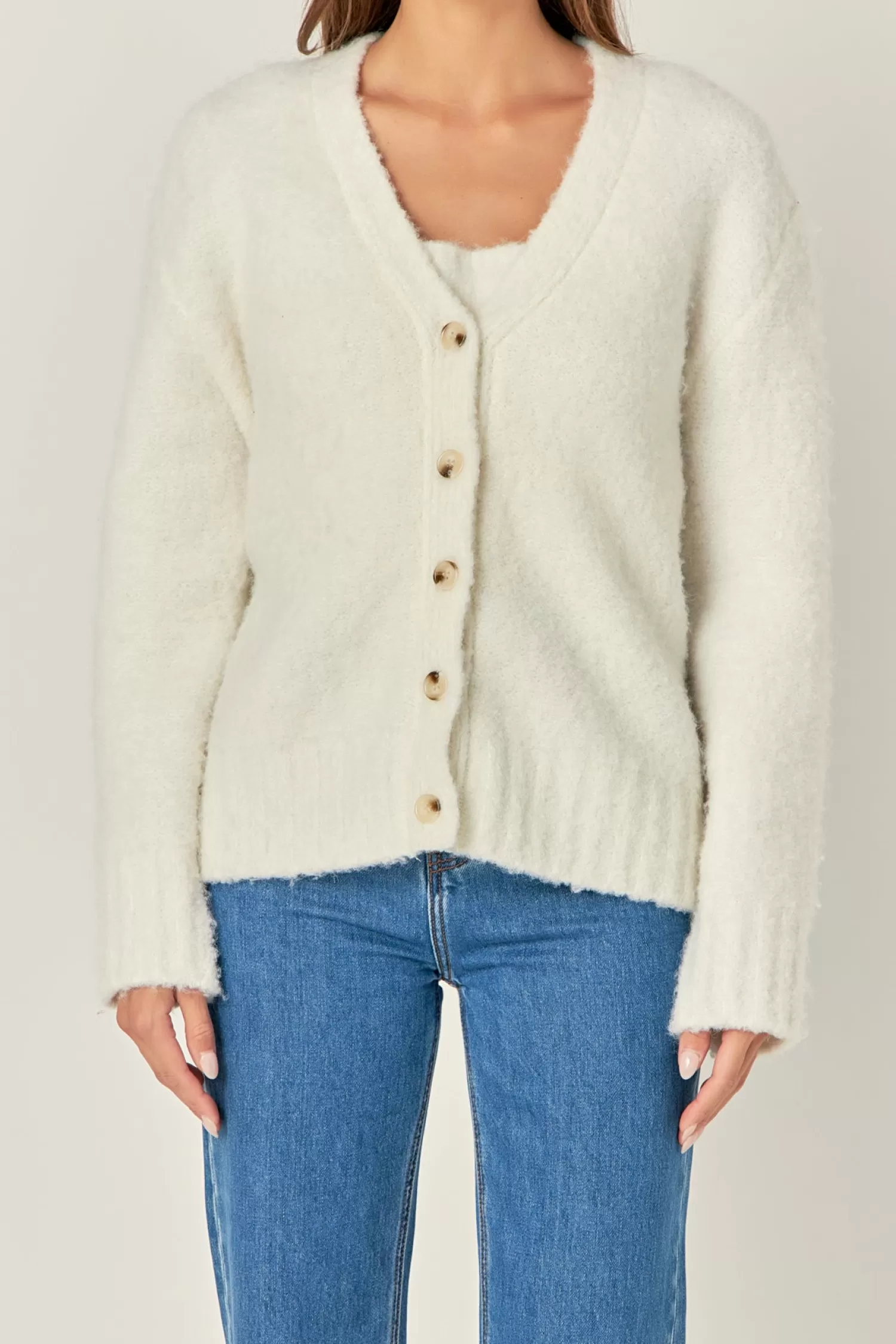 Best Fuzzy Button-Up Cardigan Sweaters & Knits | Sweater Season