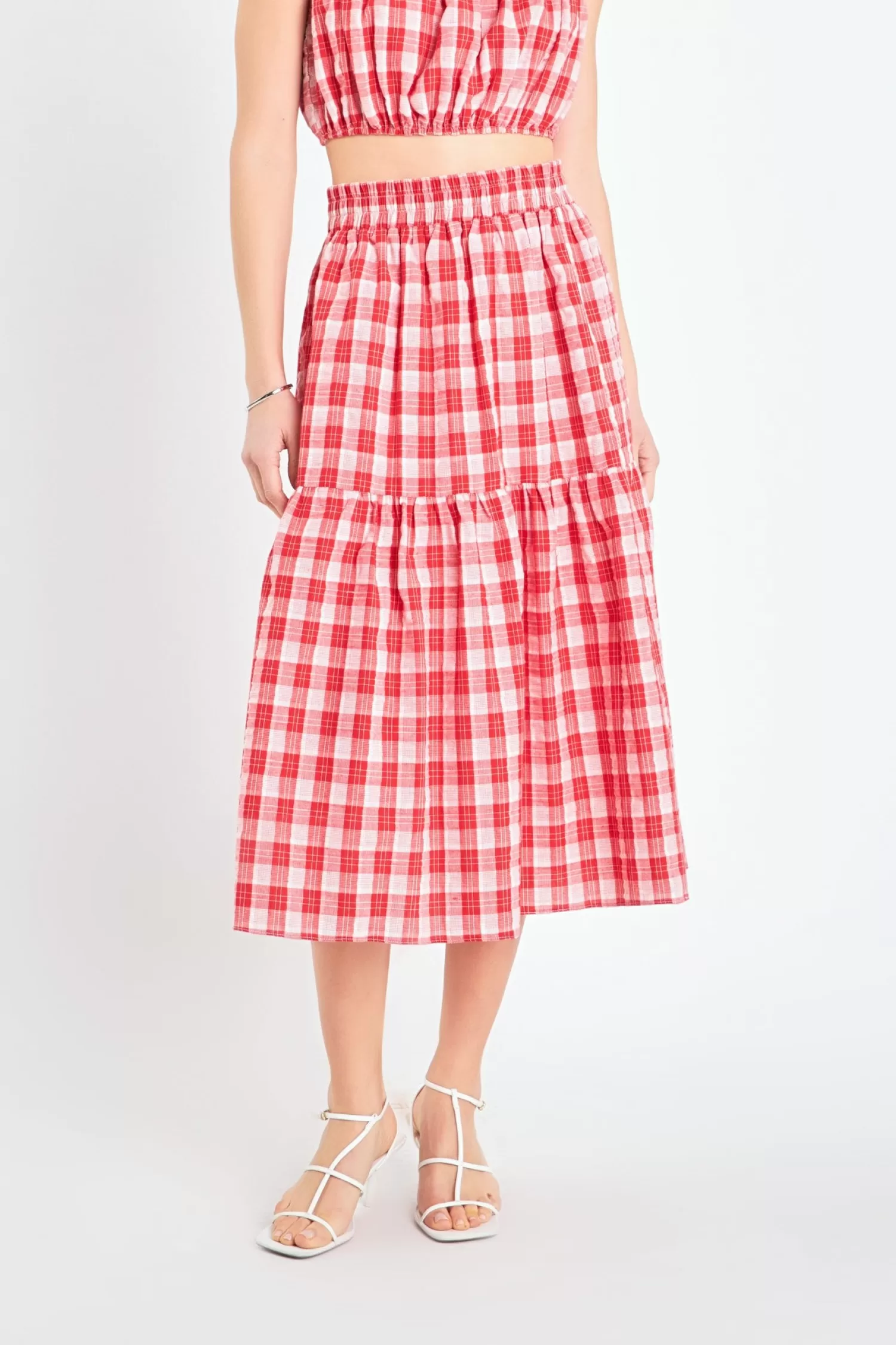 Online Gingham Midi Skirt Best Sellers | Date-Night Ready