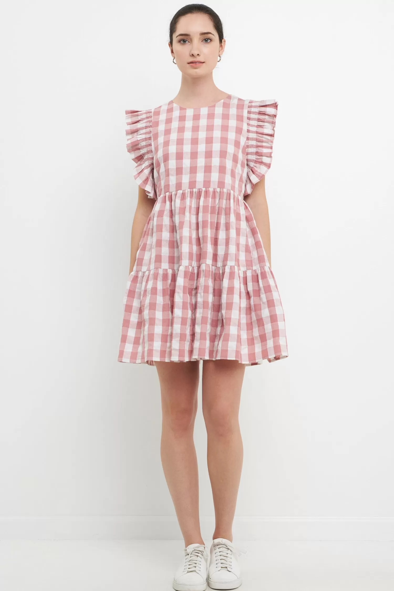 Store Gingham Mini Dress Resort Ready | Mini Dresses