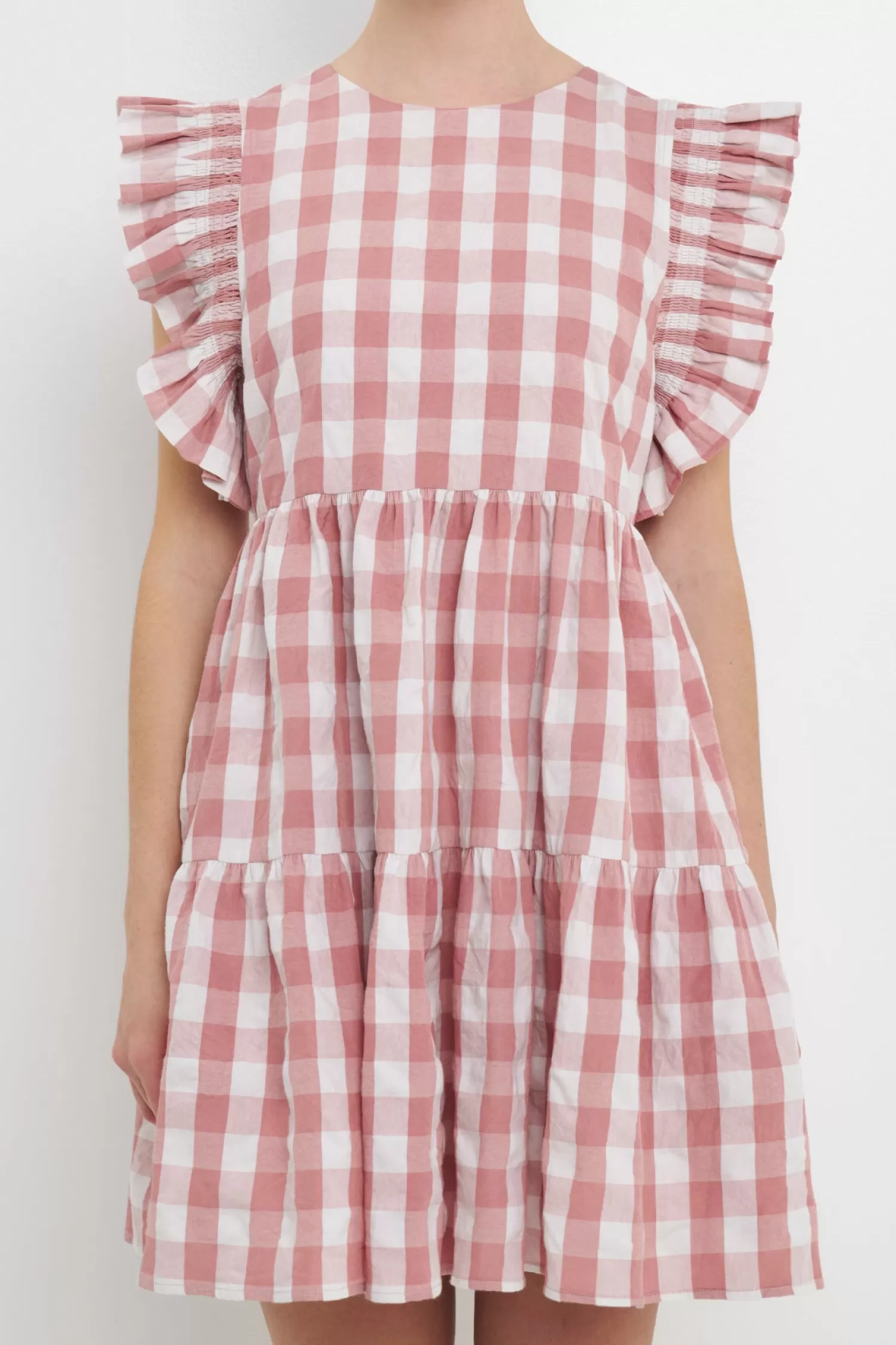 Store Gingham Mini Dress Resort Ready | Mini Dresses