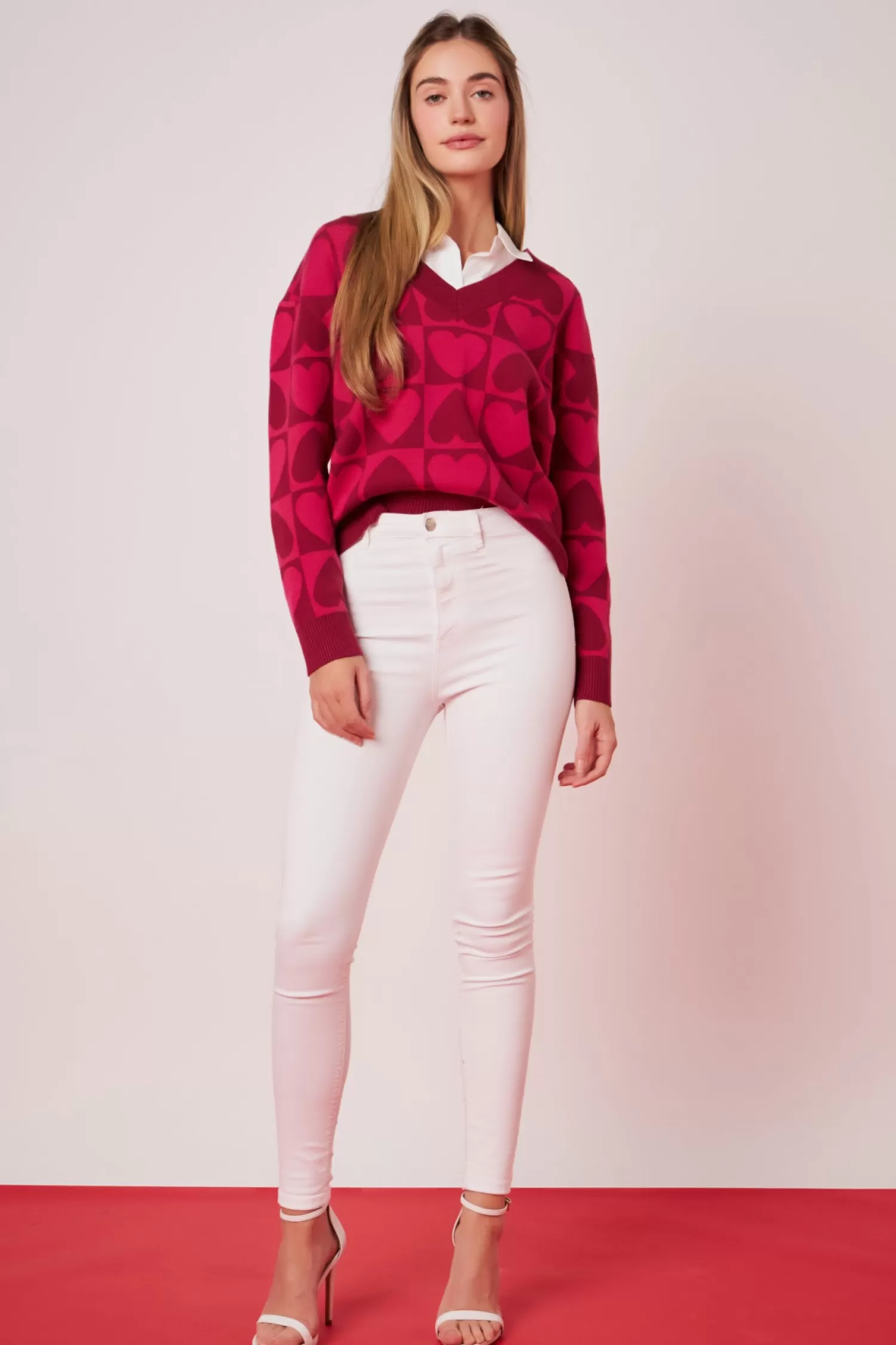 Fashion Heart Knit Sweater Best Sellers | Sweaters & Knits