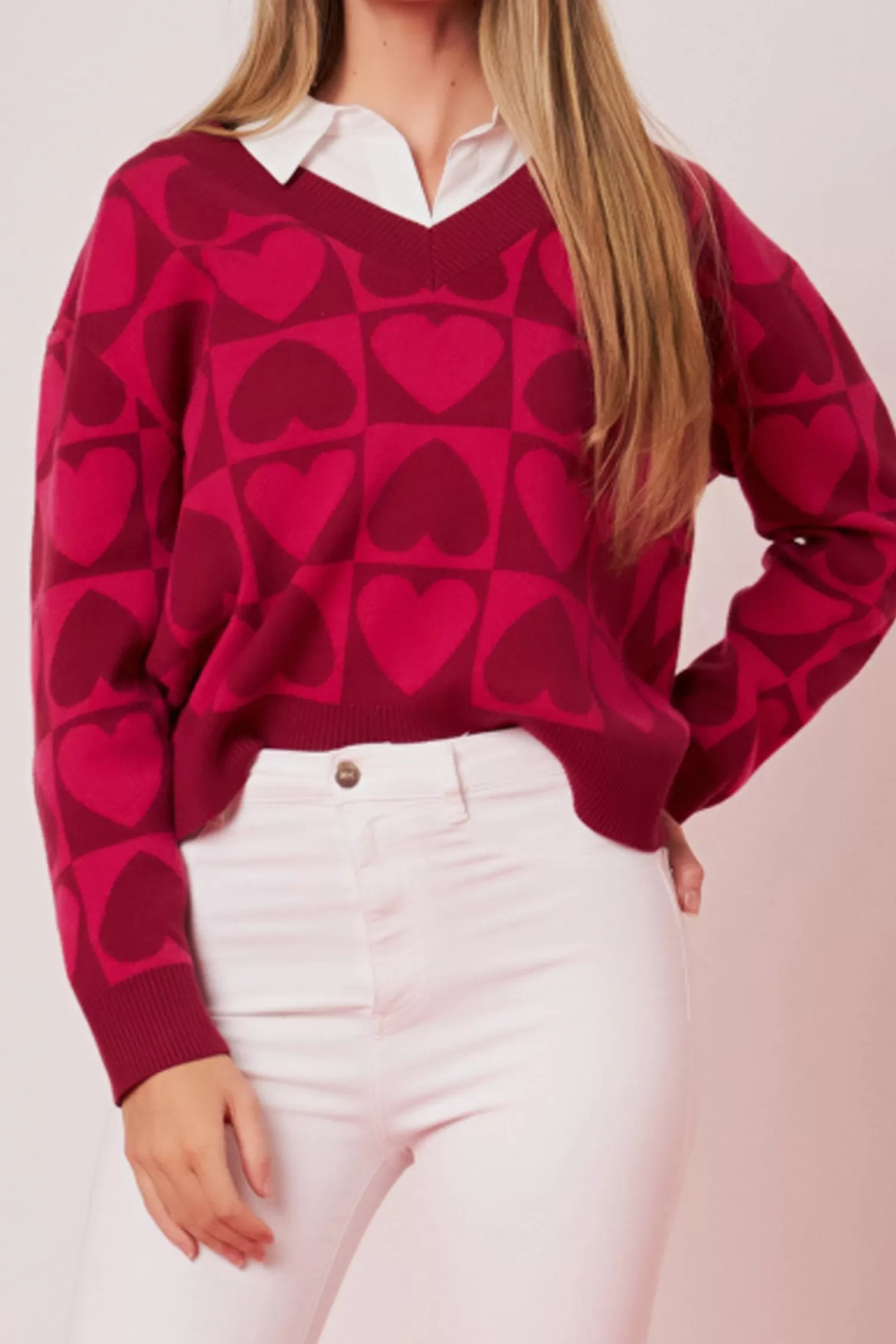 Fashion Heart Knit Sweater Best Sellers | Sweaters & Knits