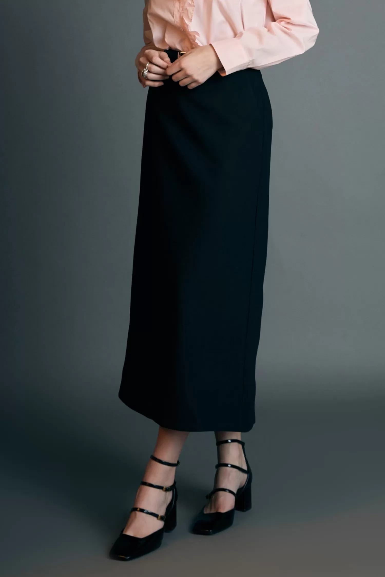 Flash Sale High Waisted A Line Midi Skirt Midi Dresses | Skirts