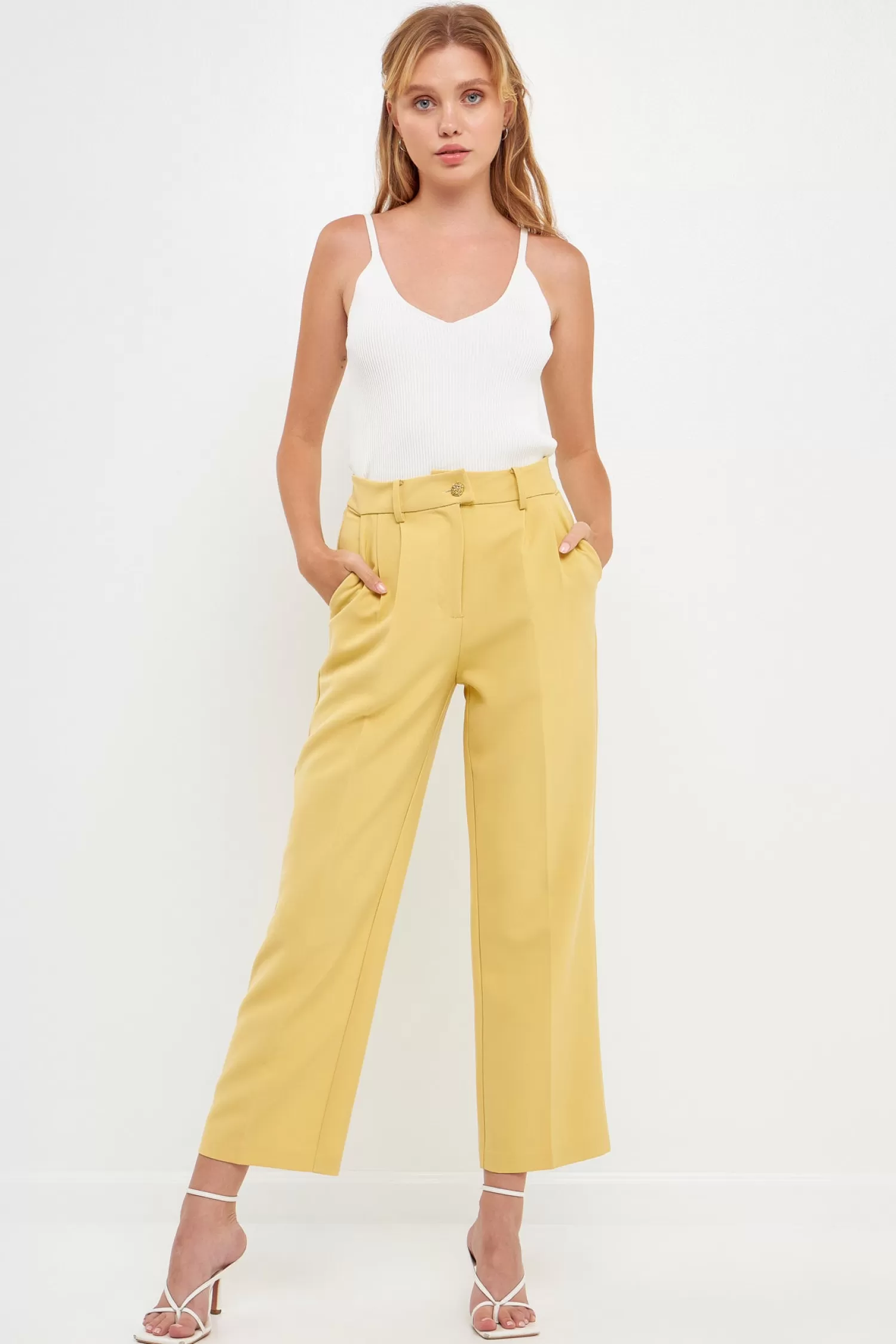 New High-Waisted Straight-Leg Trousers Best Sellers | Night Out