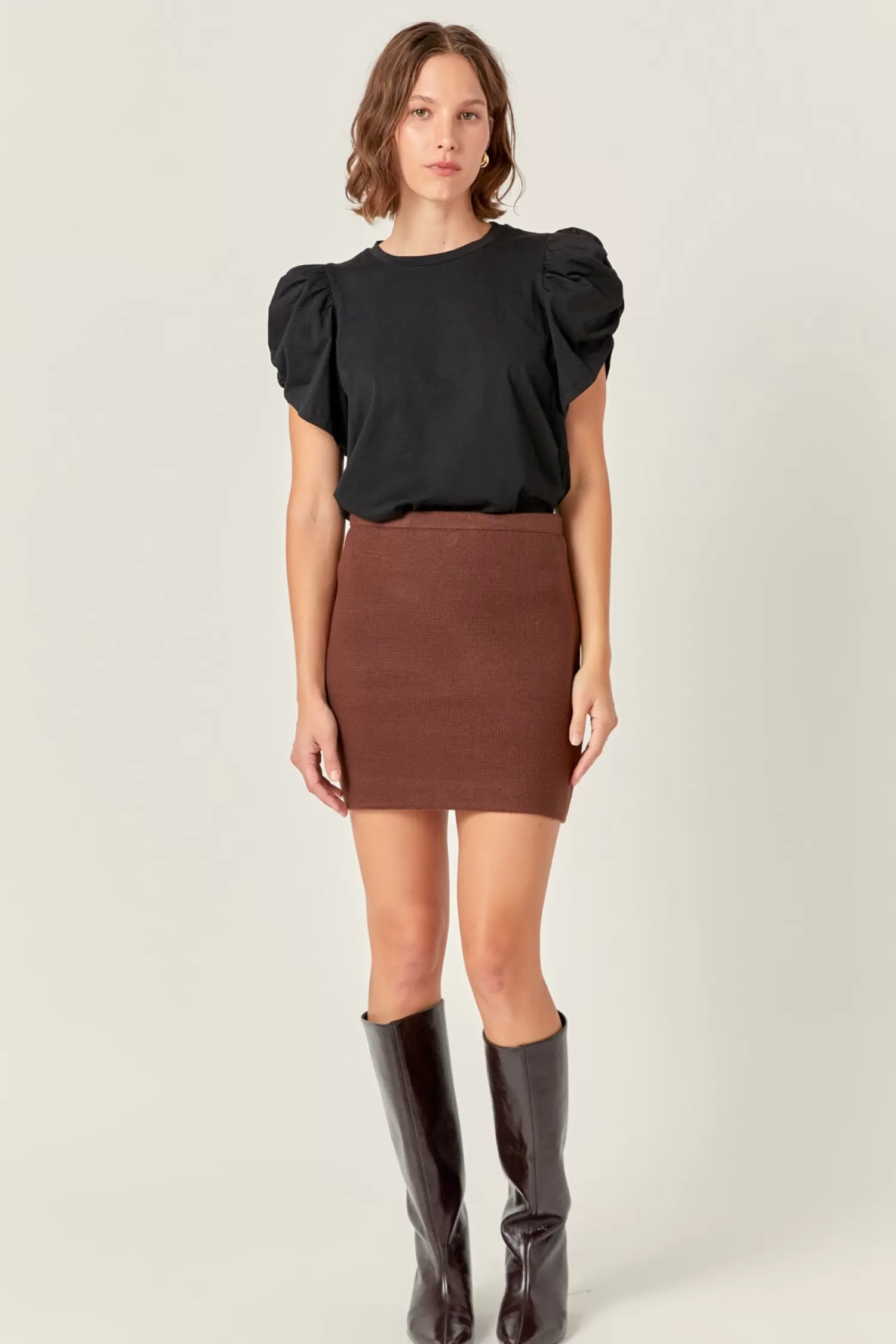 Shop Knit Mini Skirt Date-Night Ready | Skirts