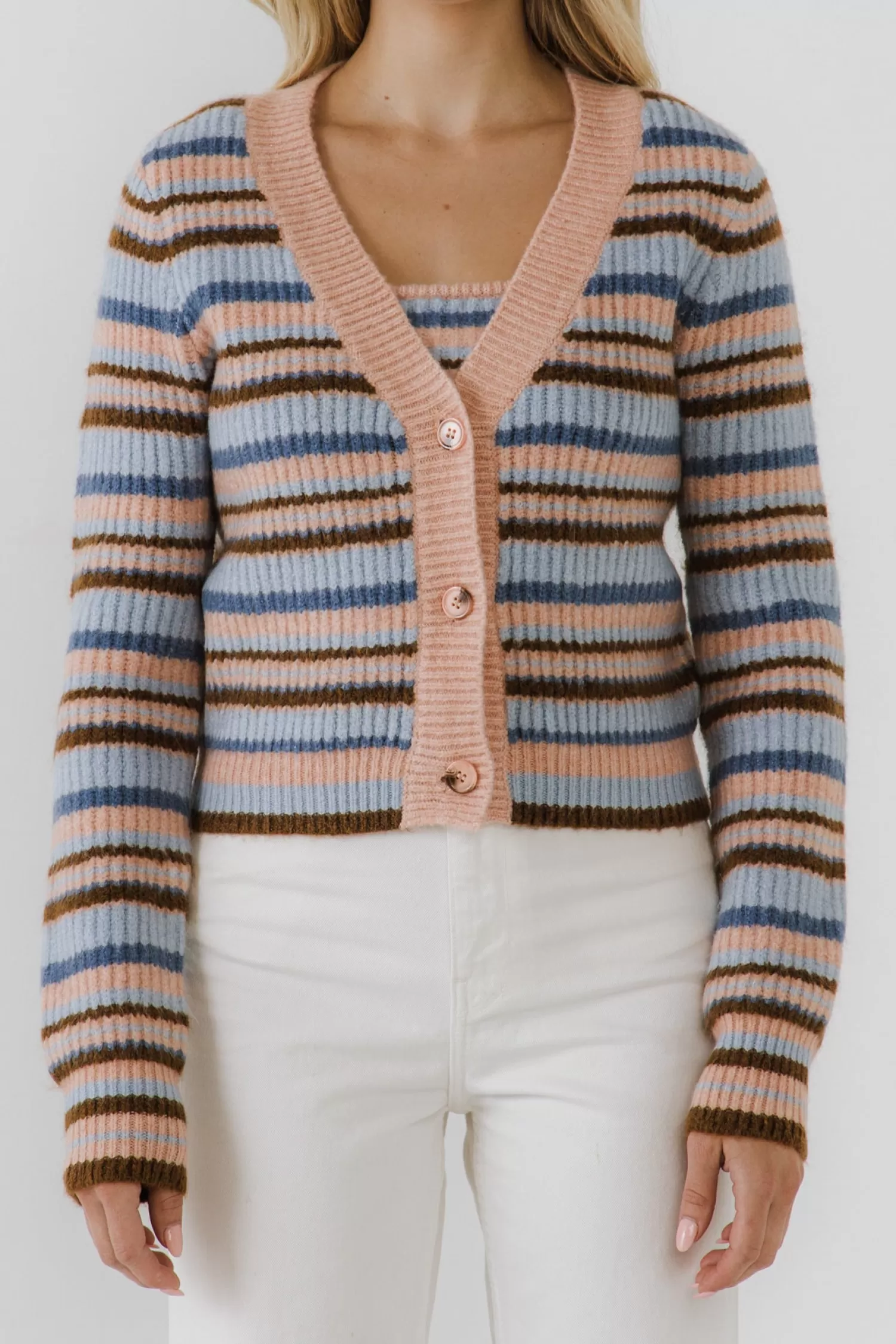 Flash Sale Knit Stripe Cardigan Stripe Wonders | Sweaters & Knits