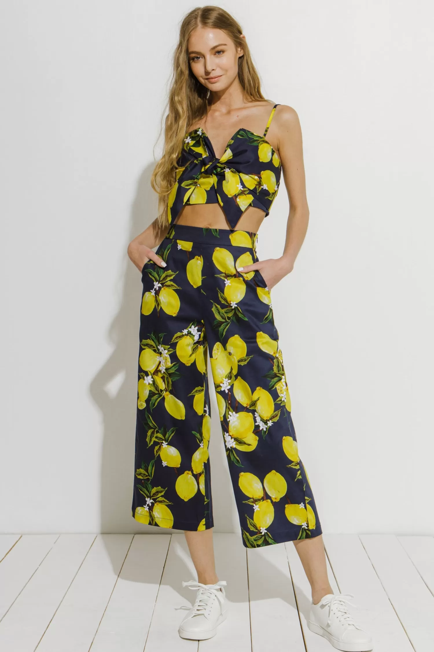 Cheap Lemon Print Pants Pants | Bottoms