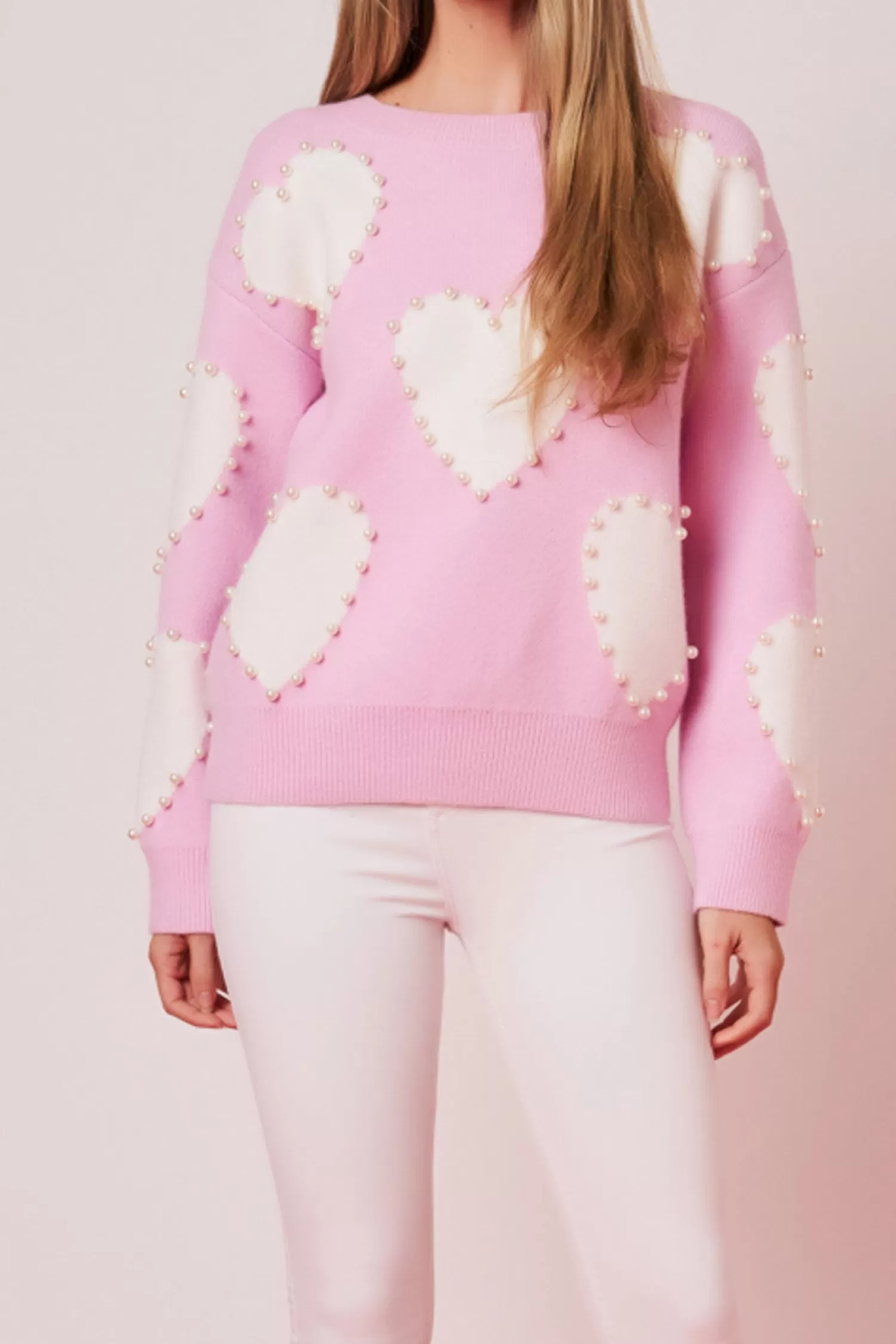 Flash Sale Long-Sleeve Heart Sweater Best Sellers | Sweaters & Knits