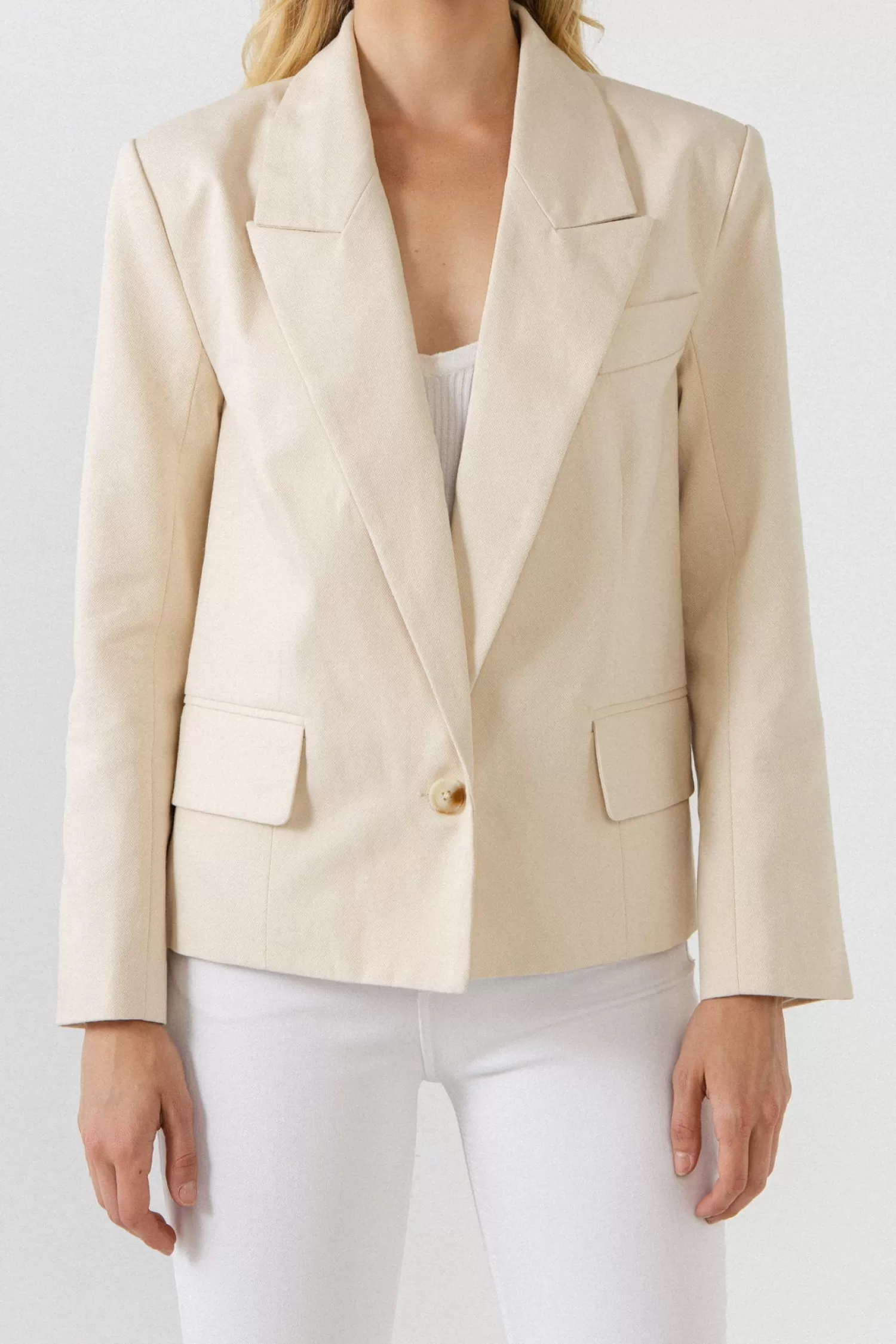 Shop One Button Blazer Career Closet | Jackets & Coats