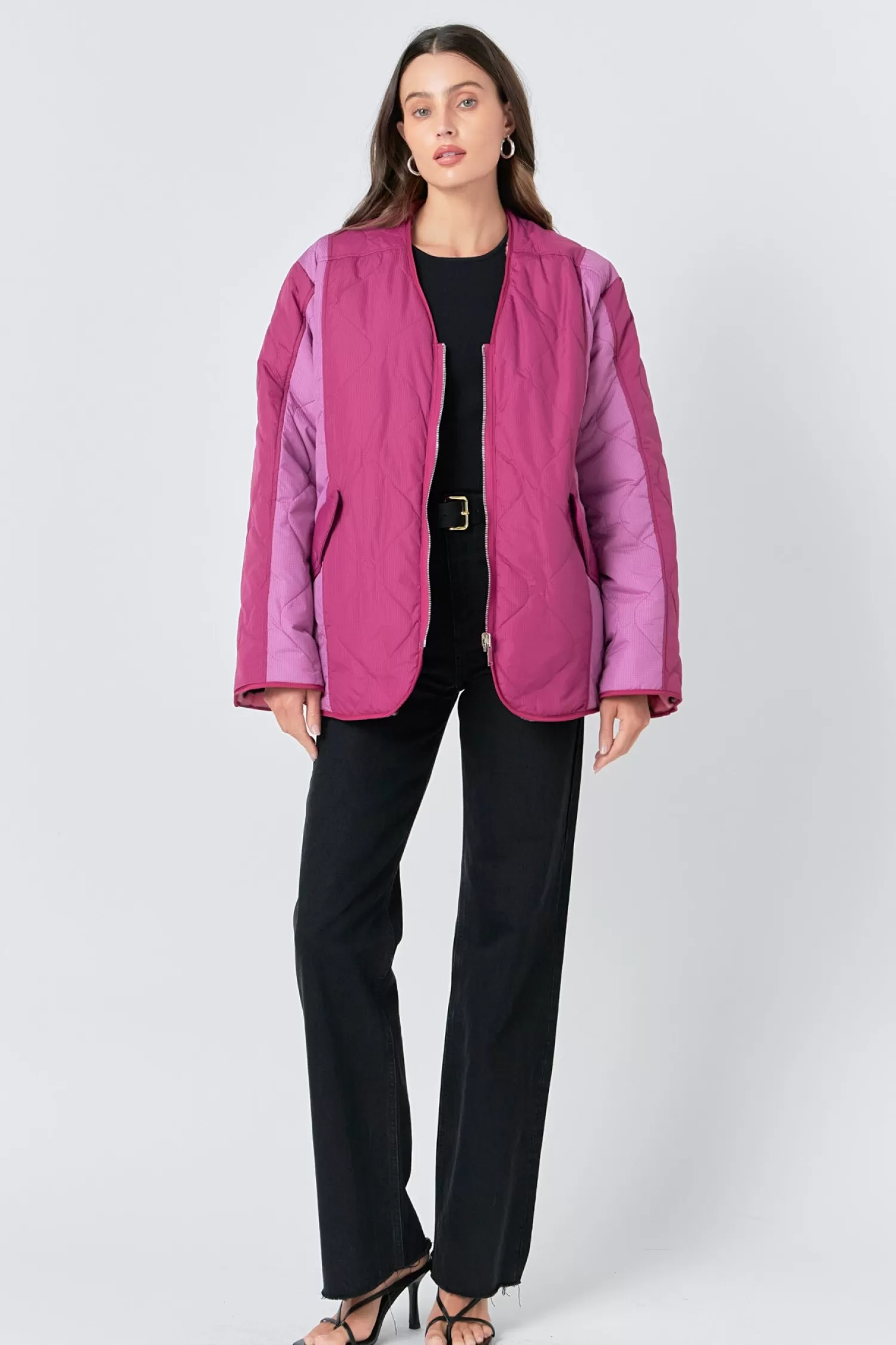 Clearance Oversize Quilted Jacket Best Sellers