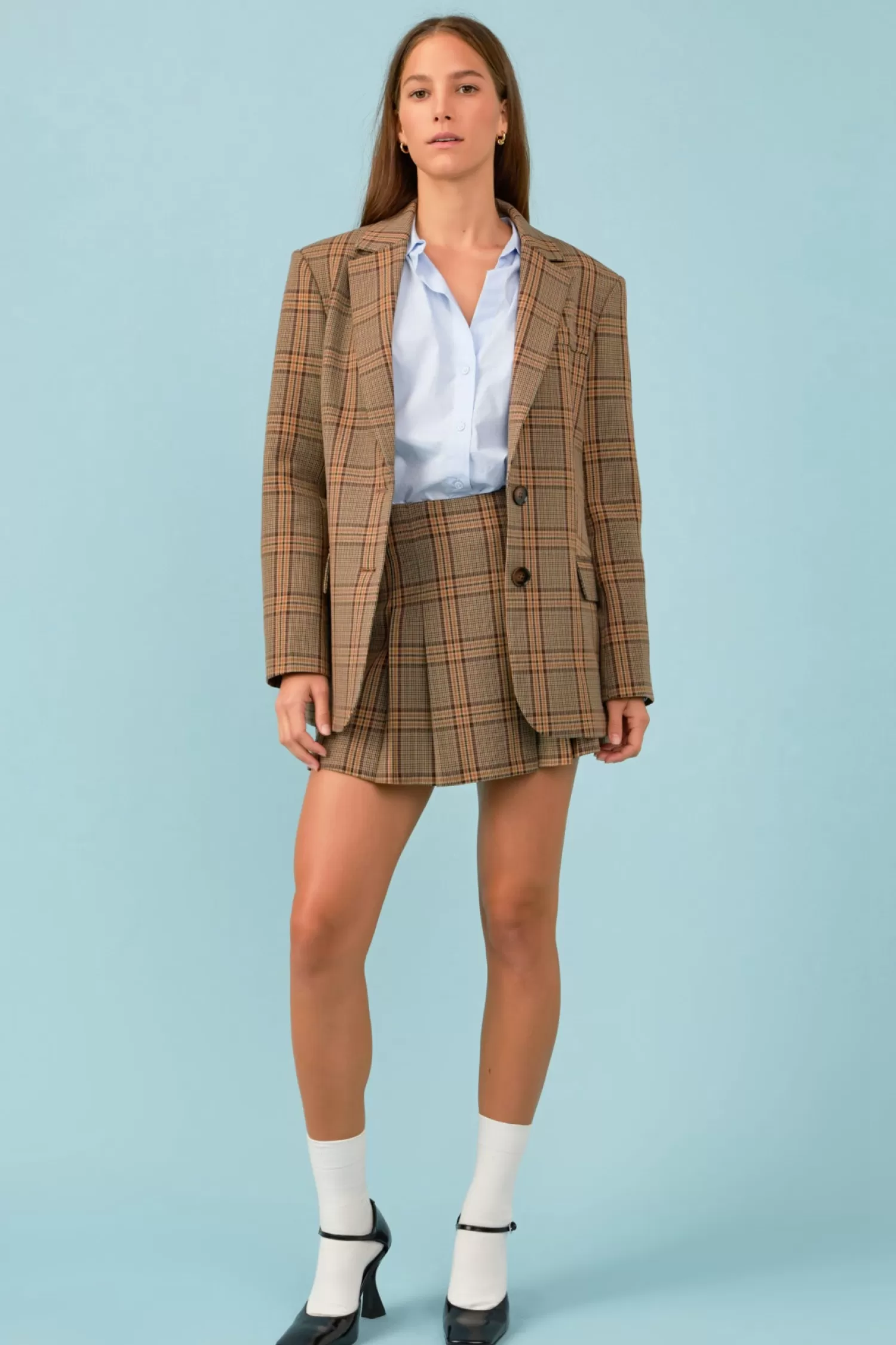 Cheap Oversized Check Blazer Career Closet | Jackets & Coats