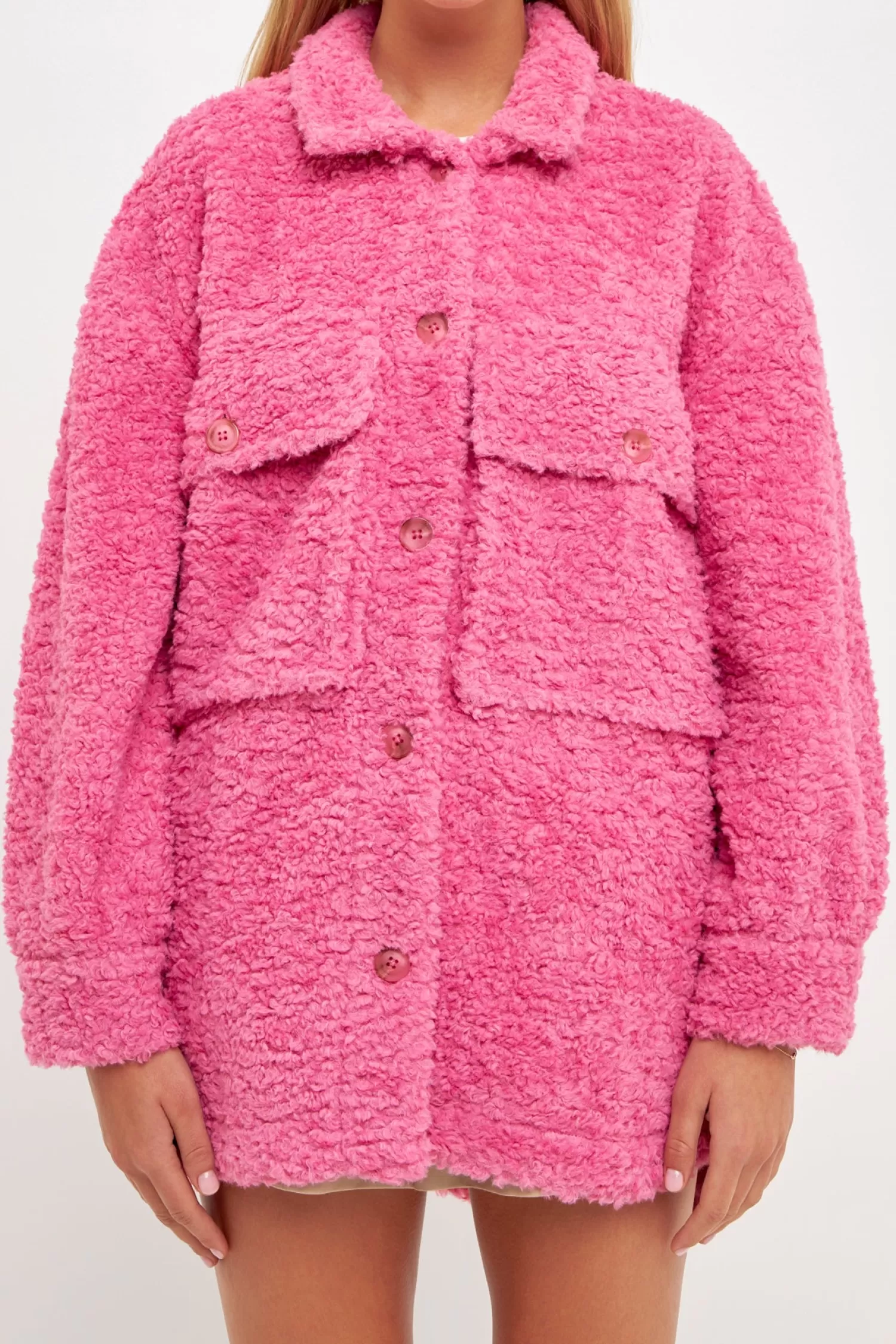 Flash Sale Oversized Sherpa Jacket Jackets & Coats