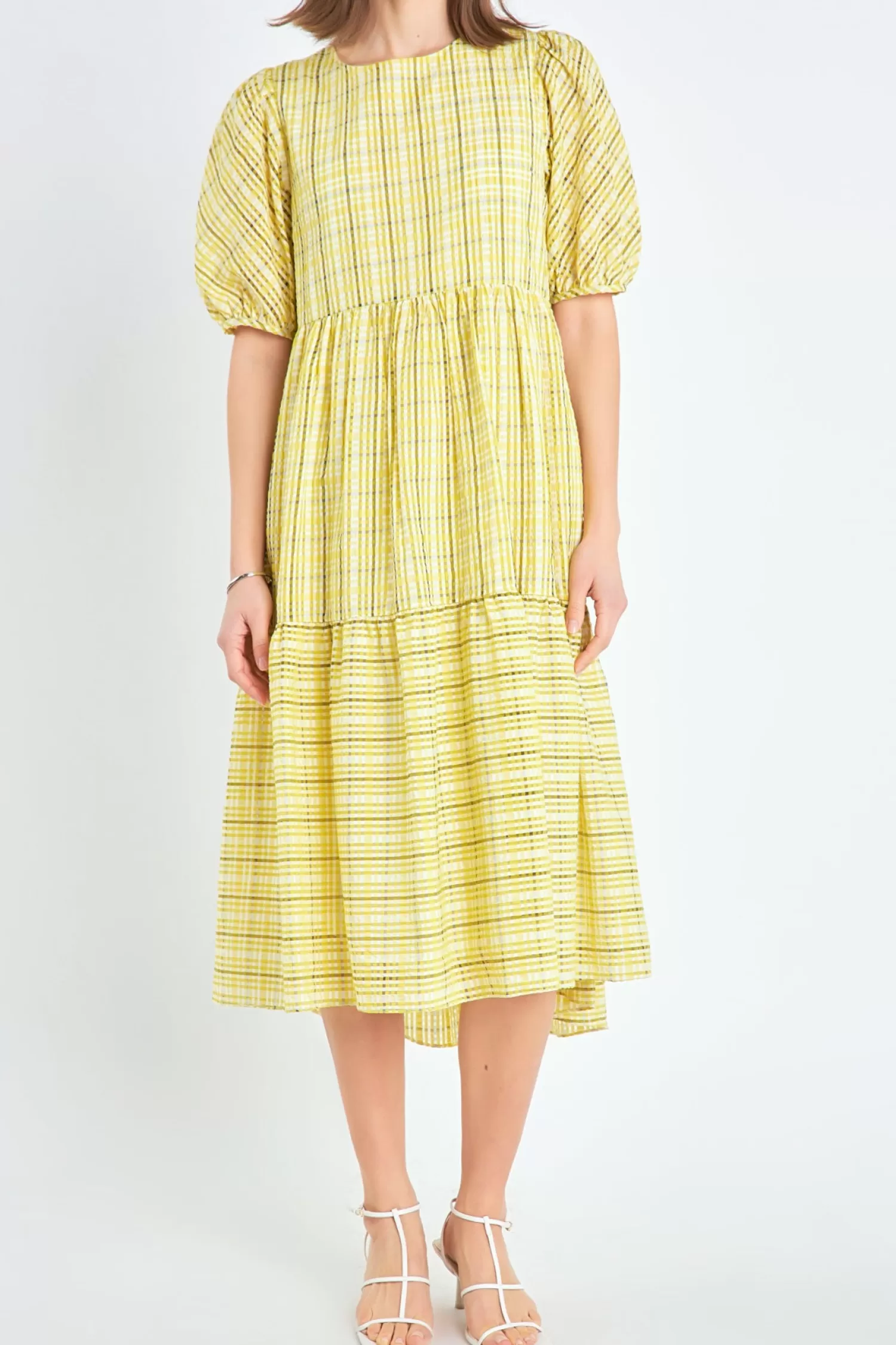 Flash Sale Plaid Midi Dress Date Night Dreams | Midi Dresses