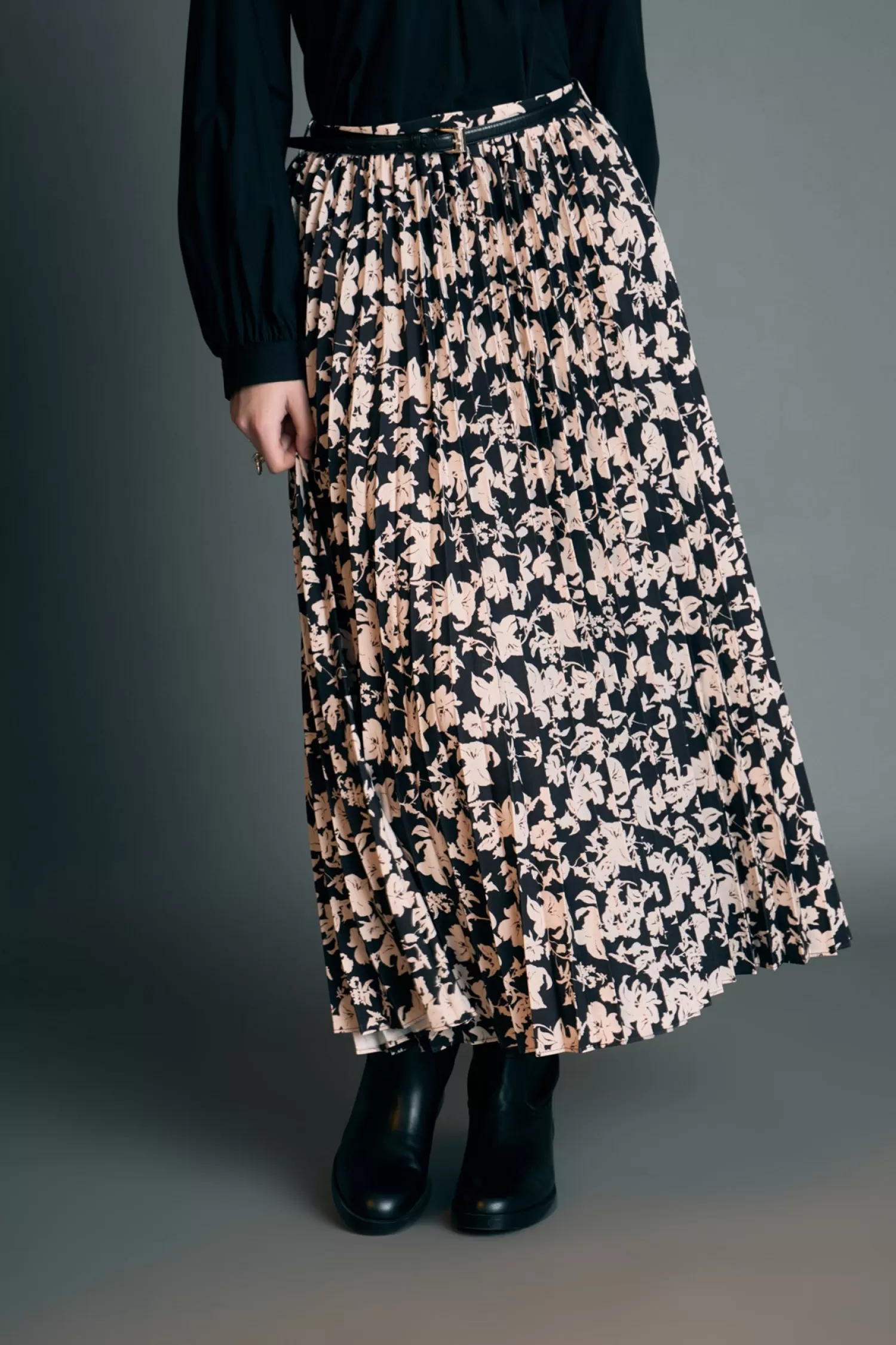 Online Pleated Print Midi Skirt Midi Dresses | Skirts