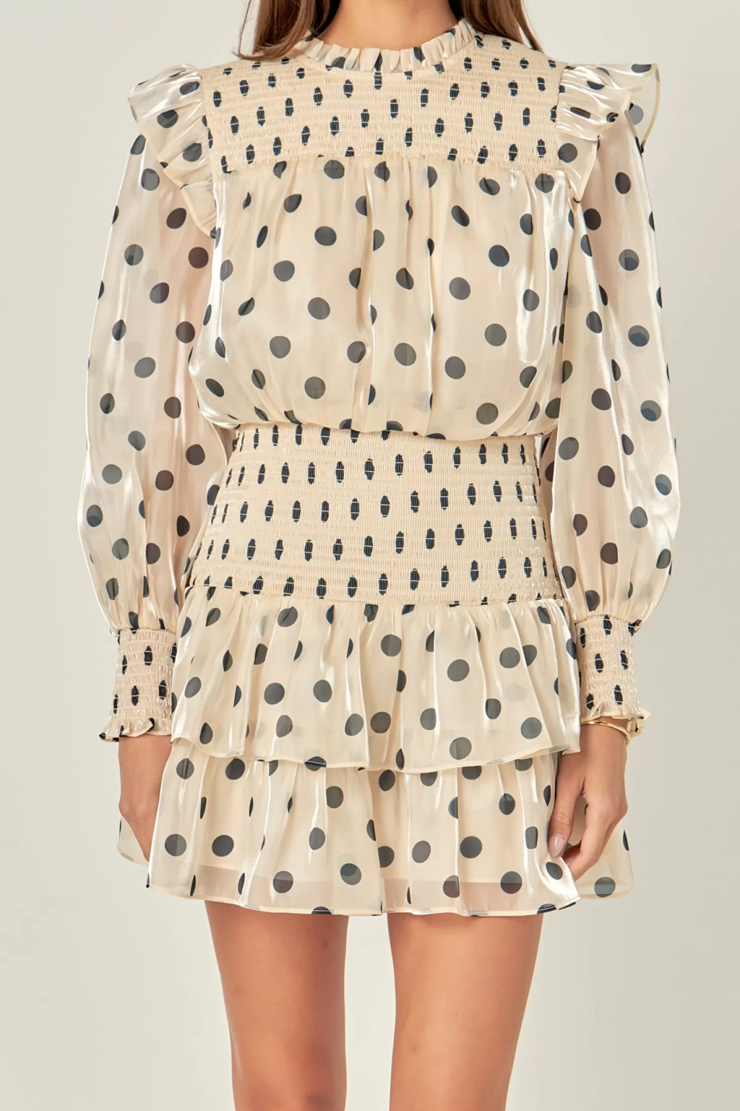 Sale Polka Dot Mini Dress Date Night Dreams | Mini Dresses