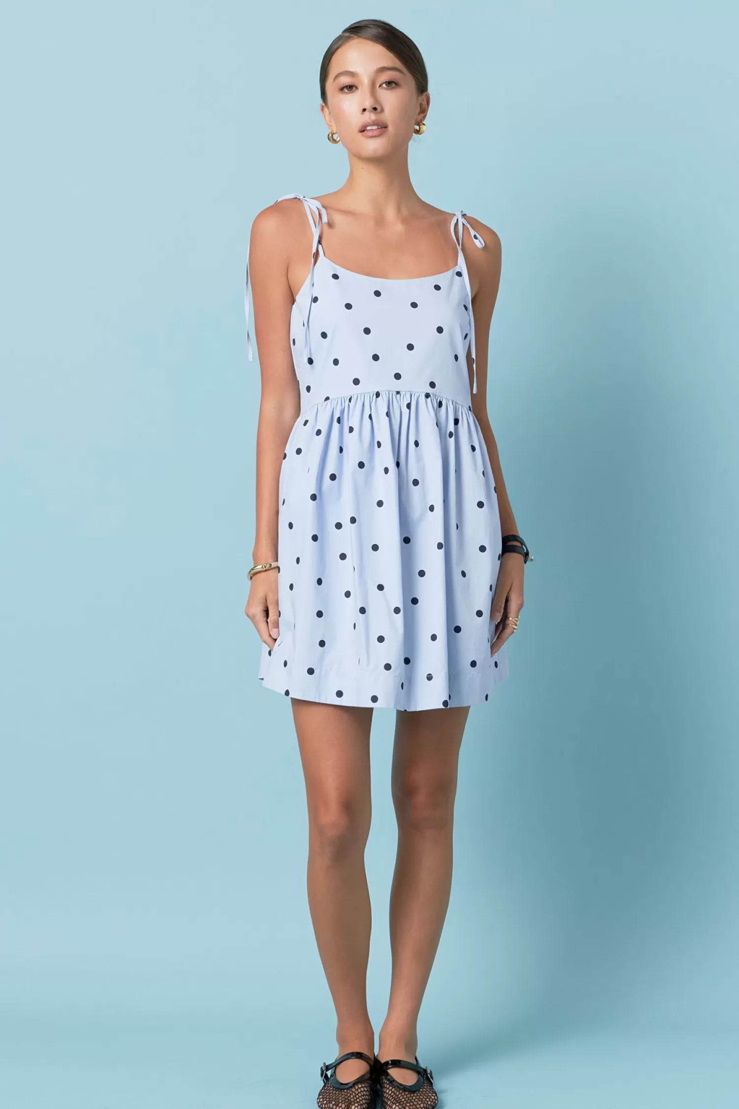 Cheap Polka Dot Sleeveless Mini Dress Mini Dresses | Dresses