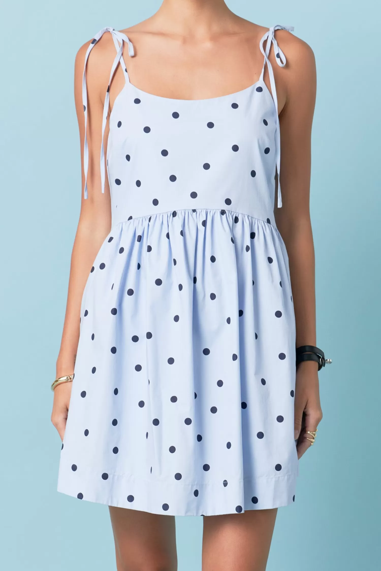 Cheap Polka Dot Sleeveless Mini Dress Mini Dresses | Dresses