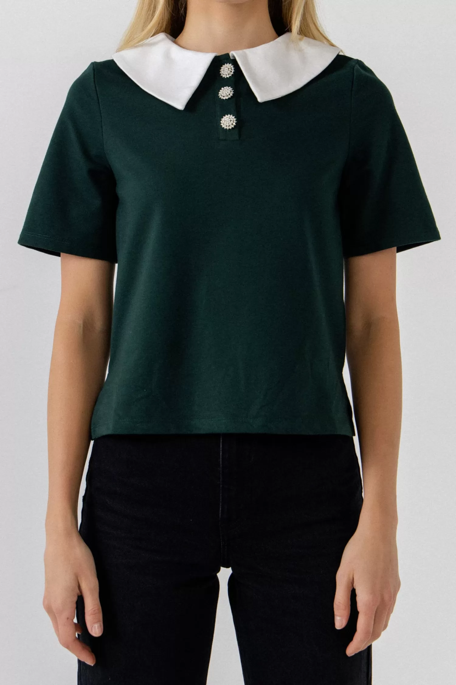 Clearance Polo Shirts with Jewel Button Tops