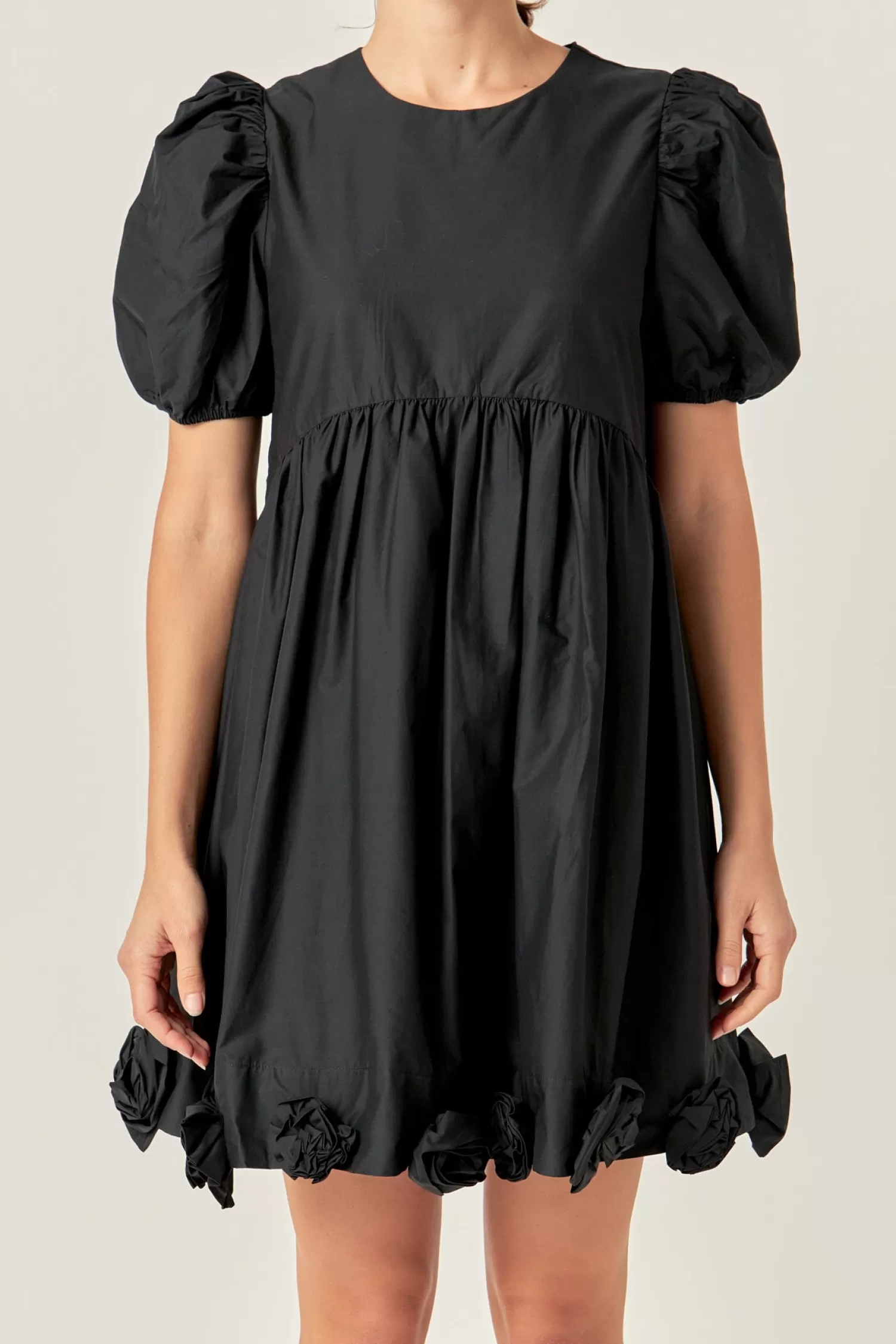 Online Poplin Corsage Mini Dress Date Night Dreams | Mini Dresses