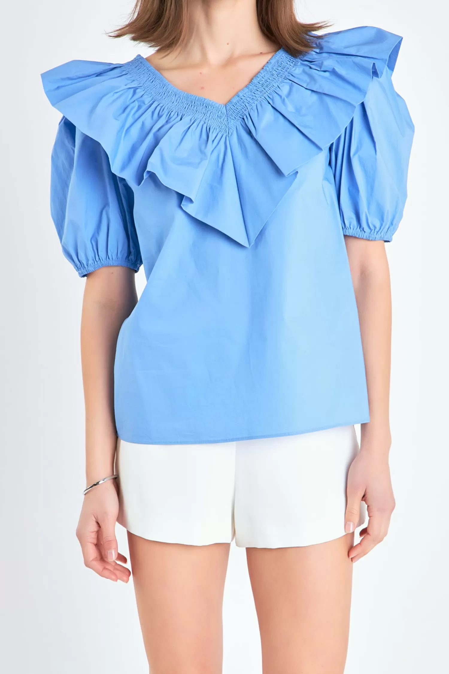 Best Ruffle Puff Sleeve Top Frills And Thrills | Puff Sleeve Perfection