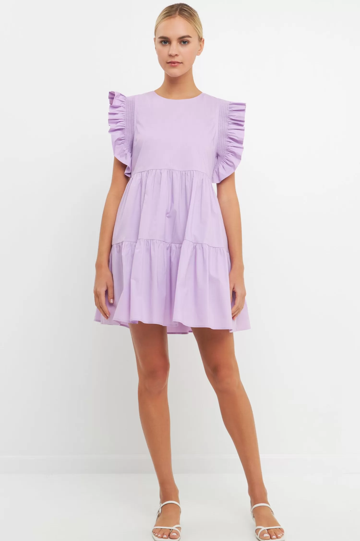 Clearance Ruffled Babydoll Mini Dress Mini Dresses | Lounge & Casual