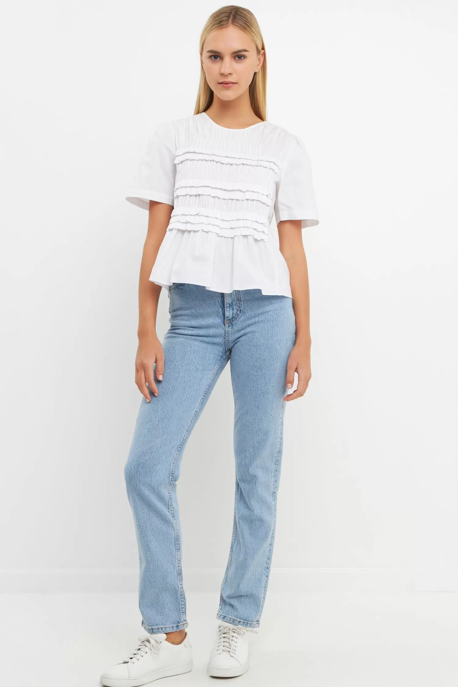 Best Ruffled Detail Top Frills And Thrills | Tops