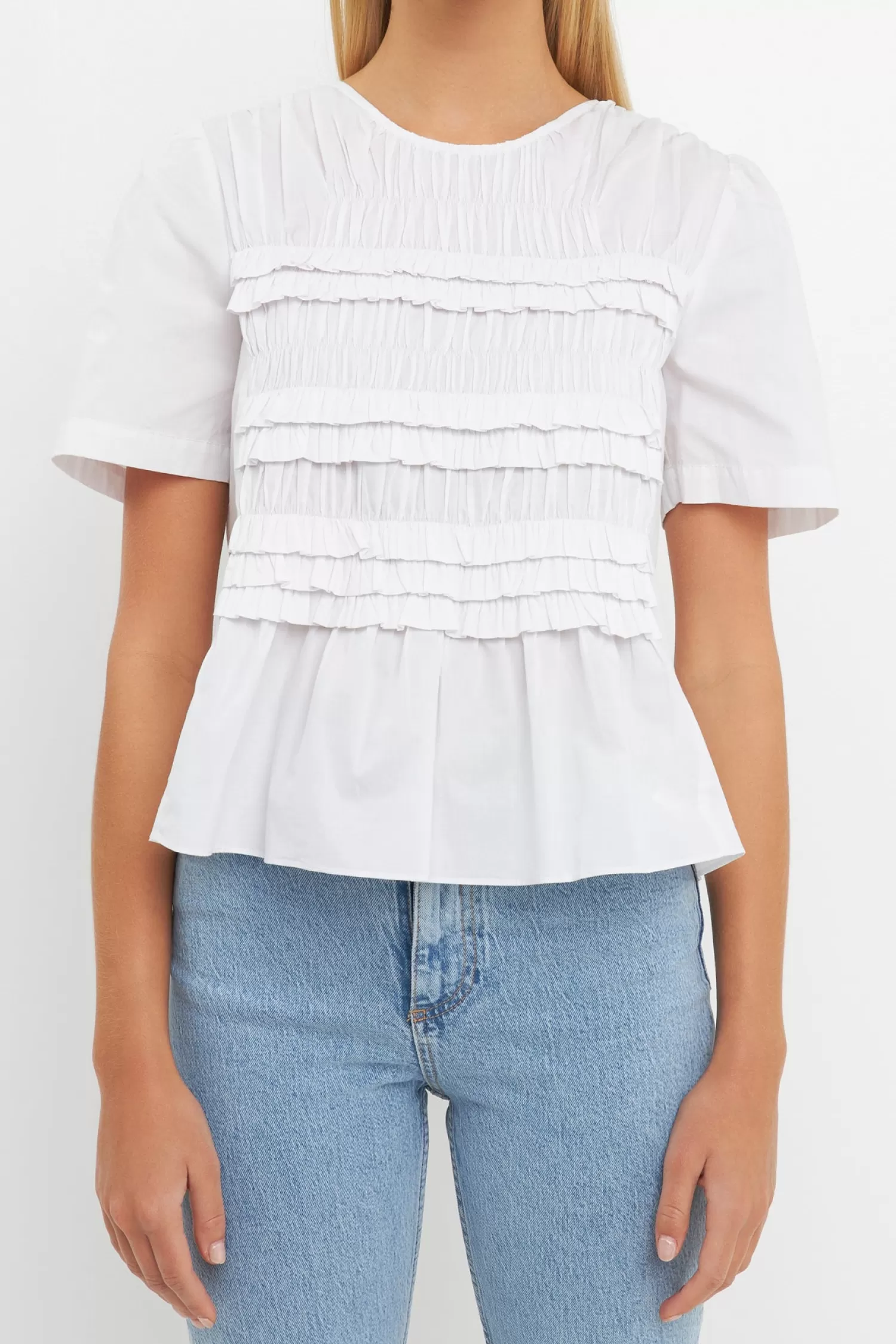 Best Ruffled Detail Top Frills And Thrills | Tops