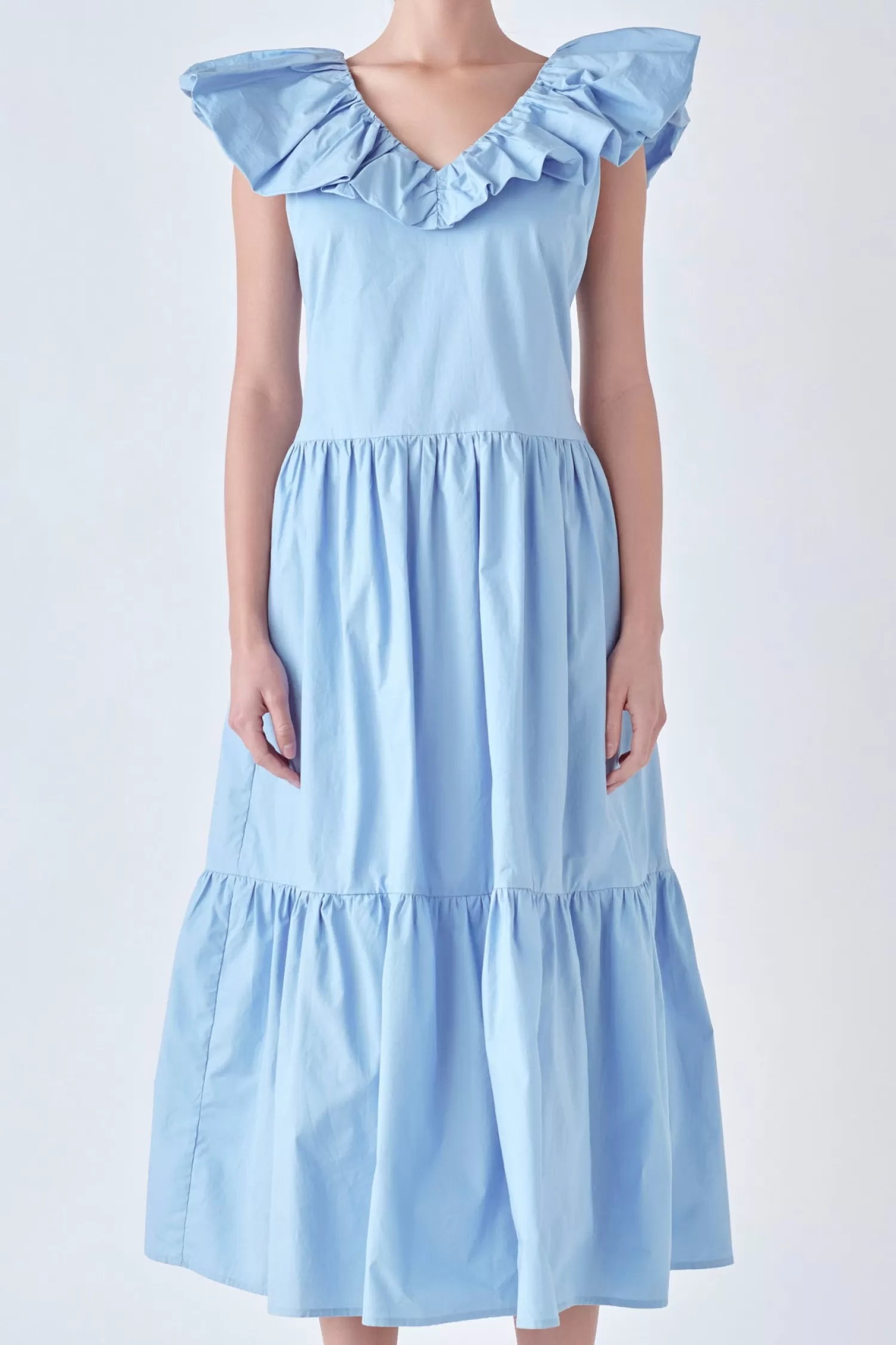 Outlet Ruffled Midi Dress Special Occasion | Resort Ready