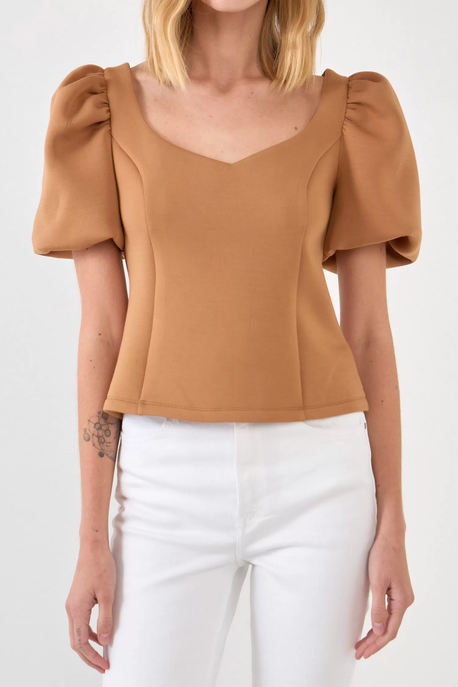 Discount Scuba Puff Sleeve Top Best Sellers | Puff Sleeve Perfection