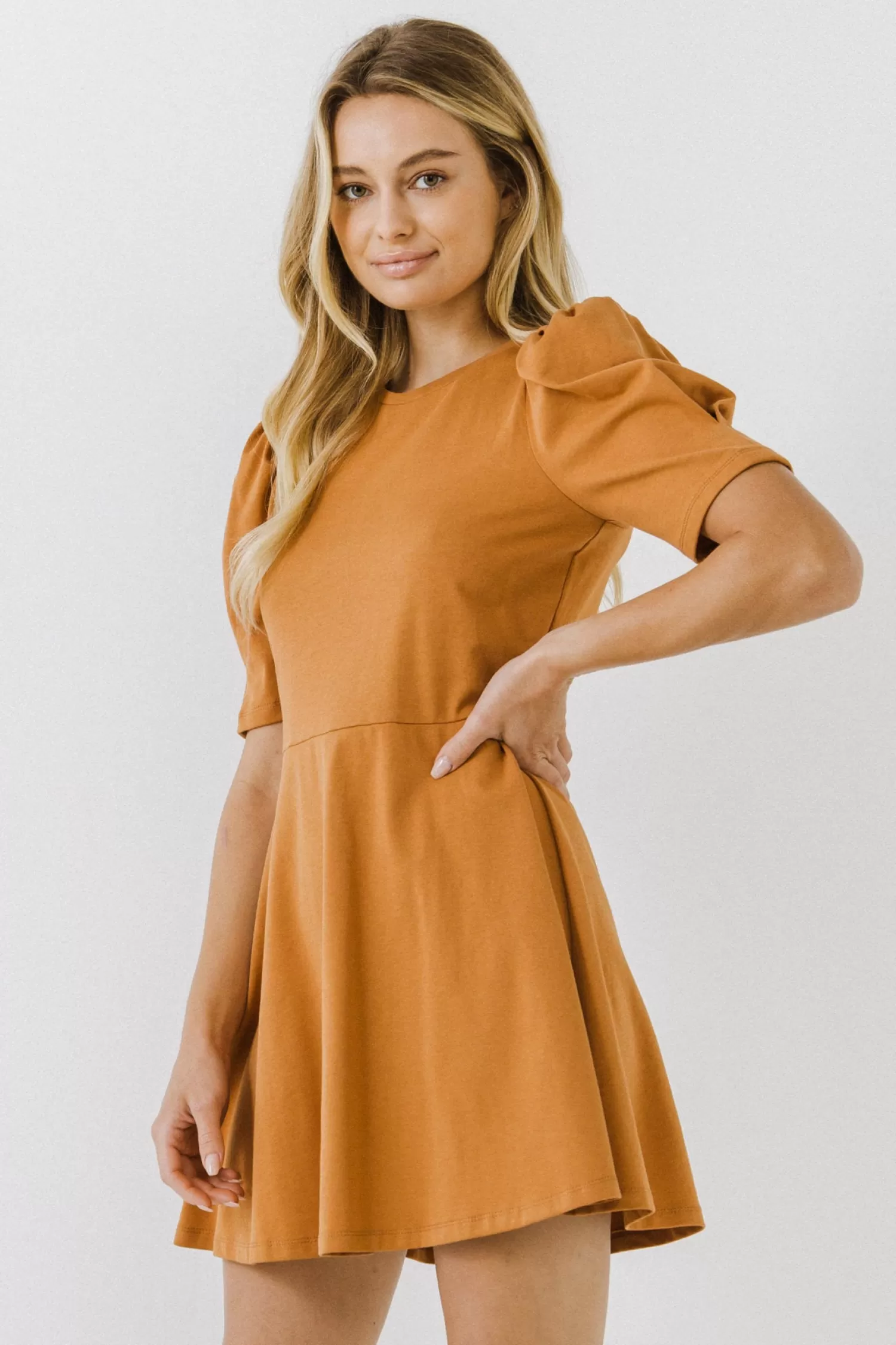 Store Short Puff Sleeve Mini Dress Mini Dresses | Office Chic