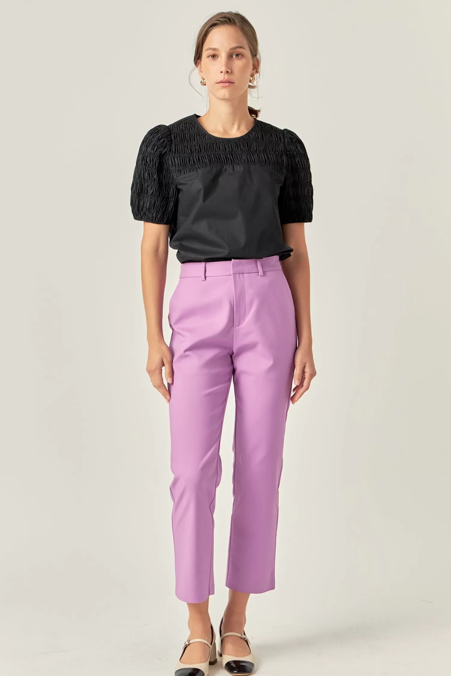 Shop Slim Cigarette Trousers Pants | Bottoms