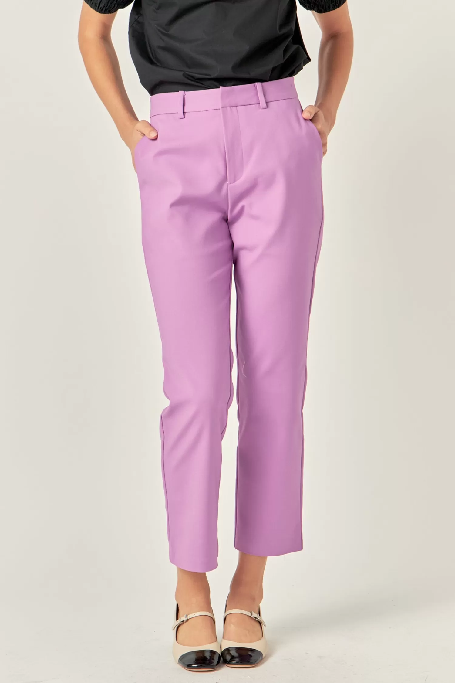 Shop Slim Cigarette Trousers Pants | Bottoms