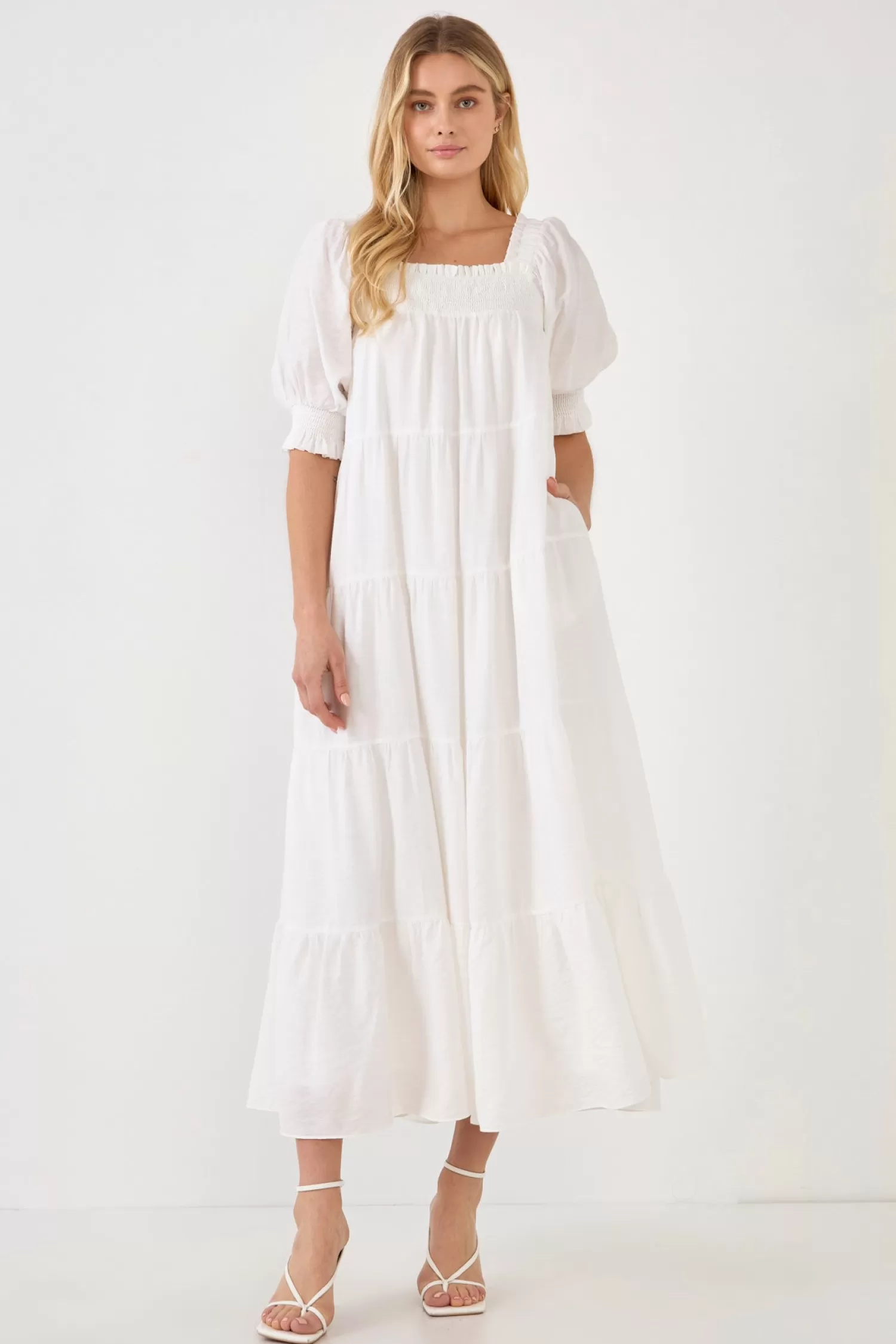 New Smocked Baby Doll Maxi Resort Ready | Maxi Dresses