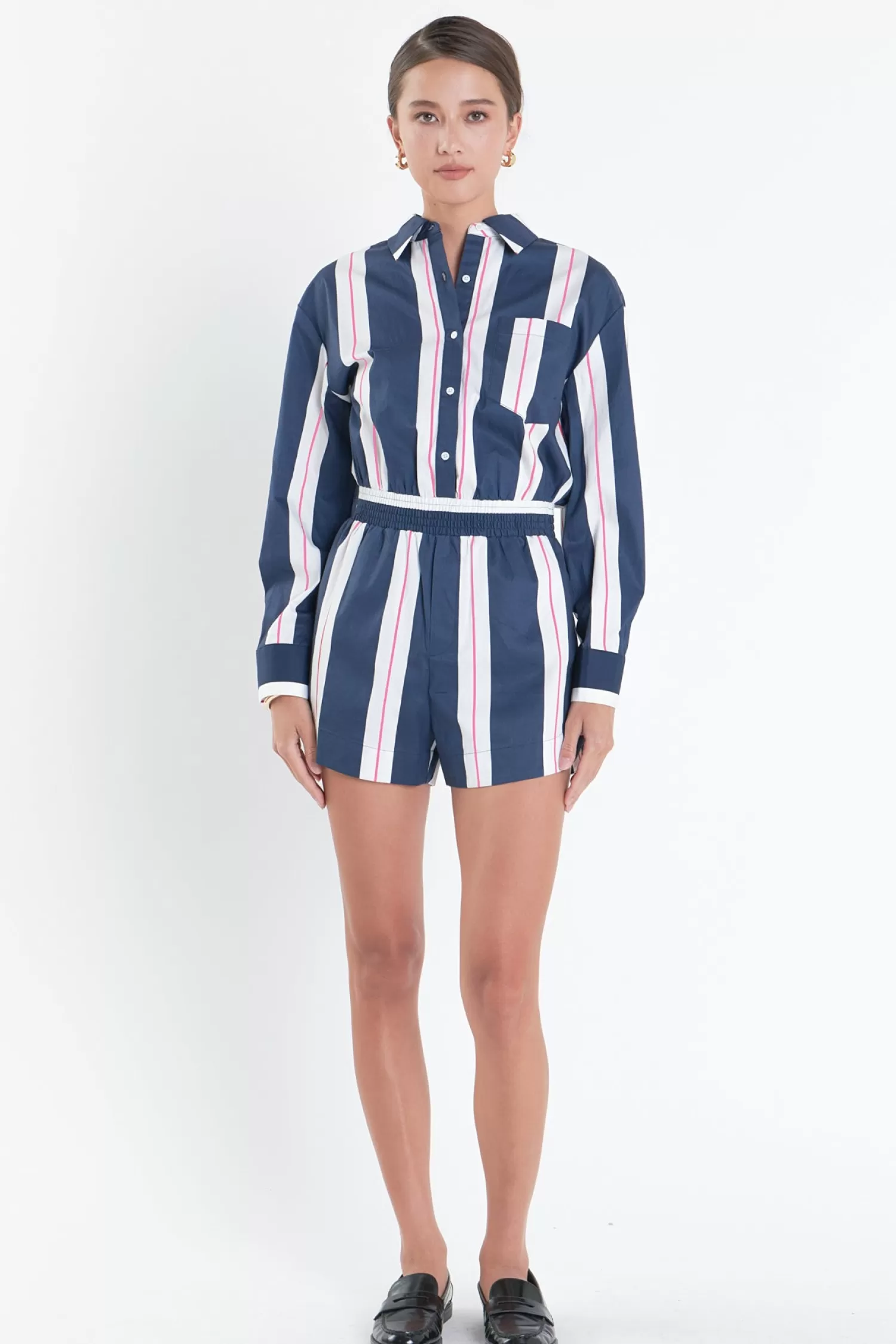 Hot Stripe Romper Stripe Wonders | Rompers