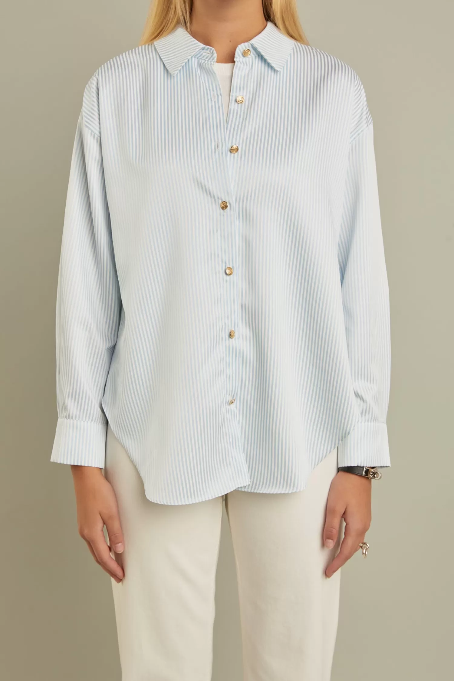 Clearance Stripe Shirt in Tops