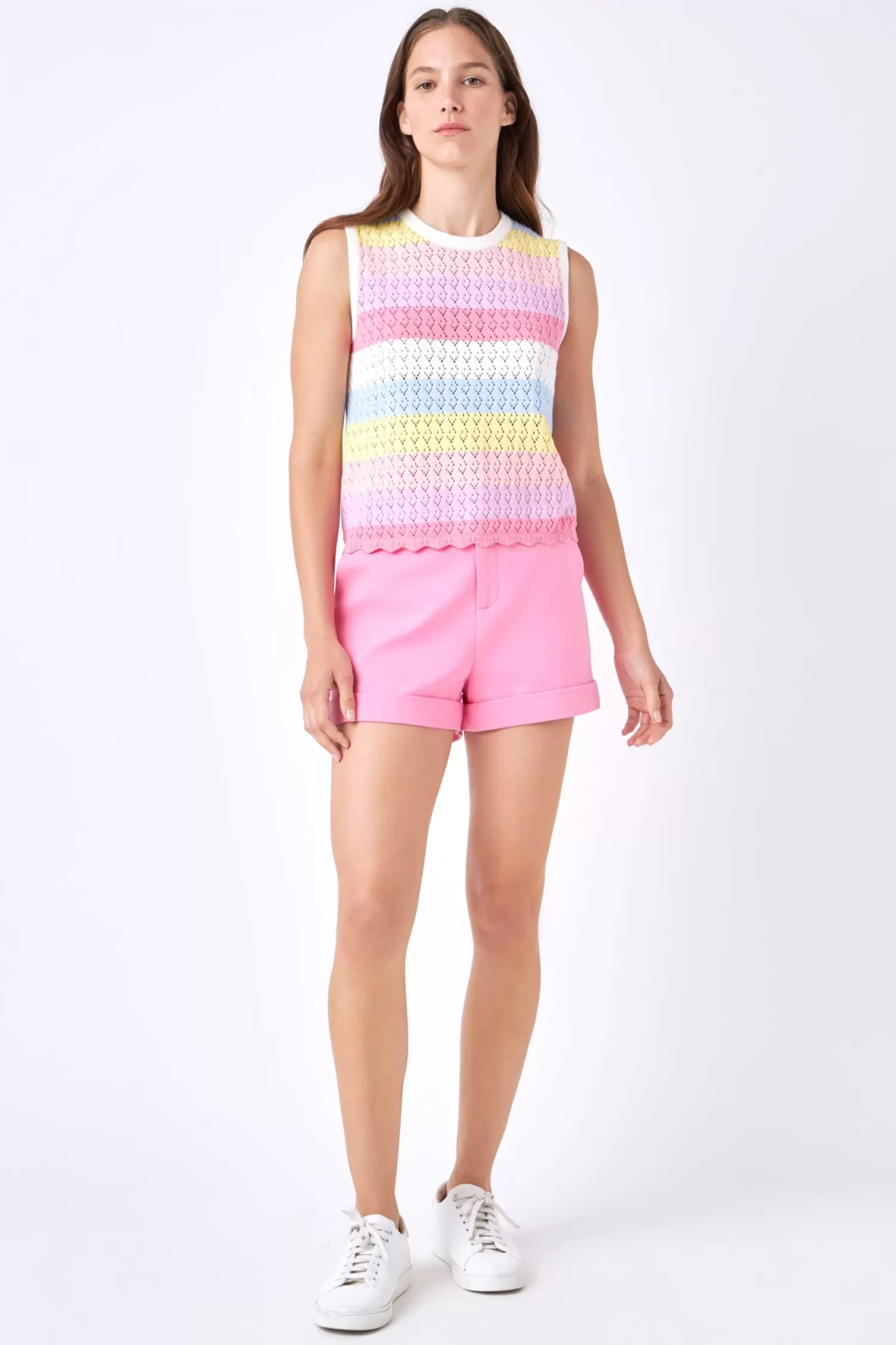 Discount Striped Crochet Top Stripe Wonders | Night Out