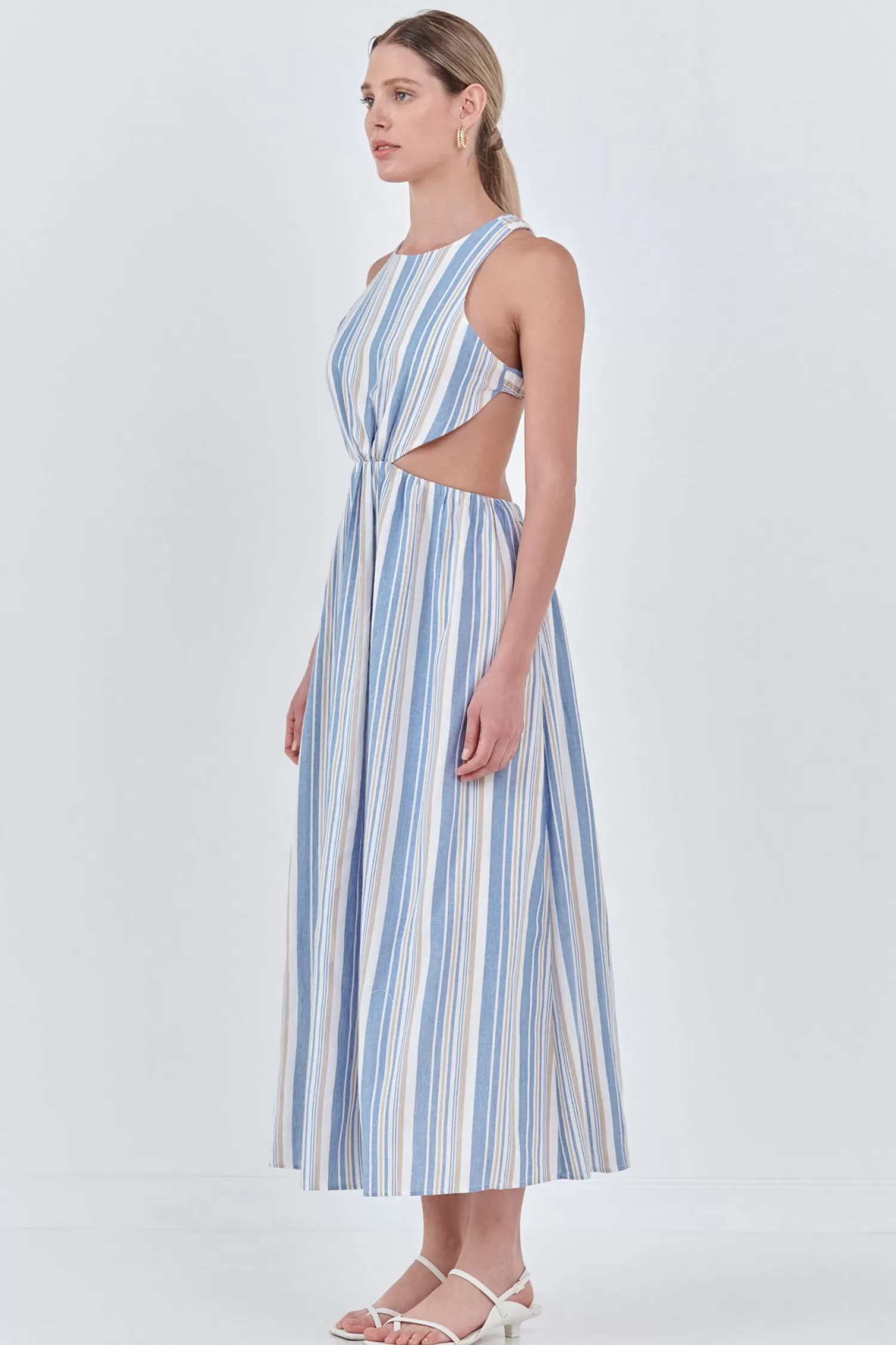 Discount Striped Cut out Maxi Dress Maxi Dresses | Dresses